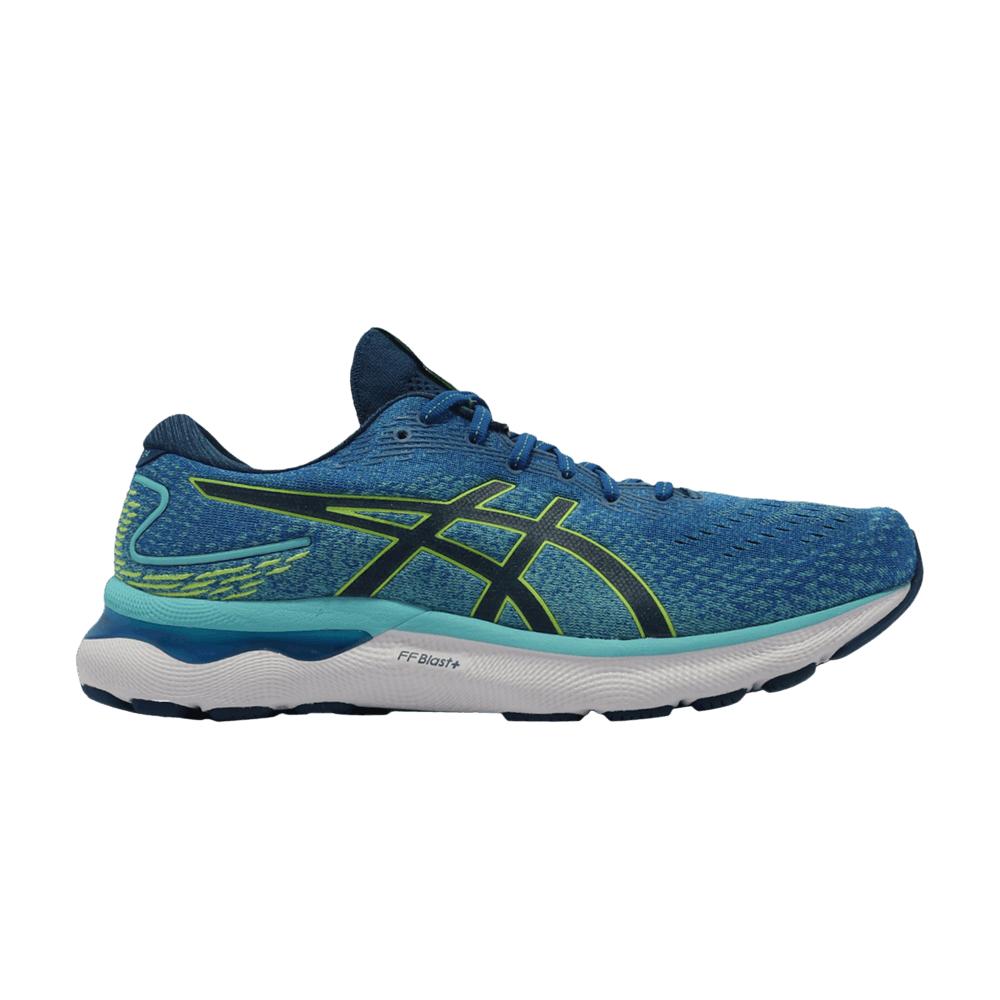 Asics Gel Nimbus 24 4e Extra Wide 'lake Drive' in Blue for Men | Lyst