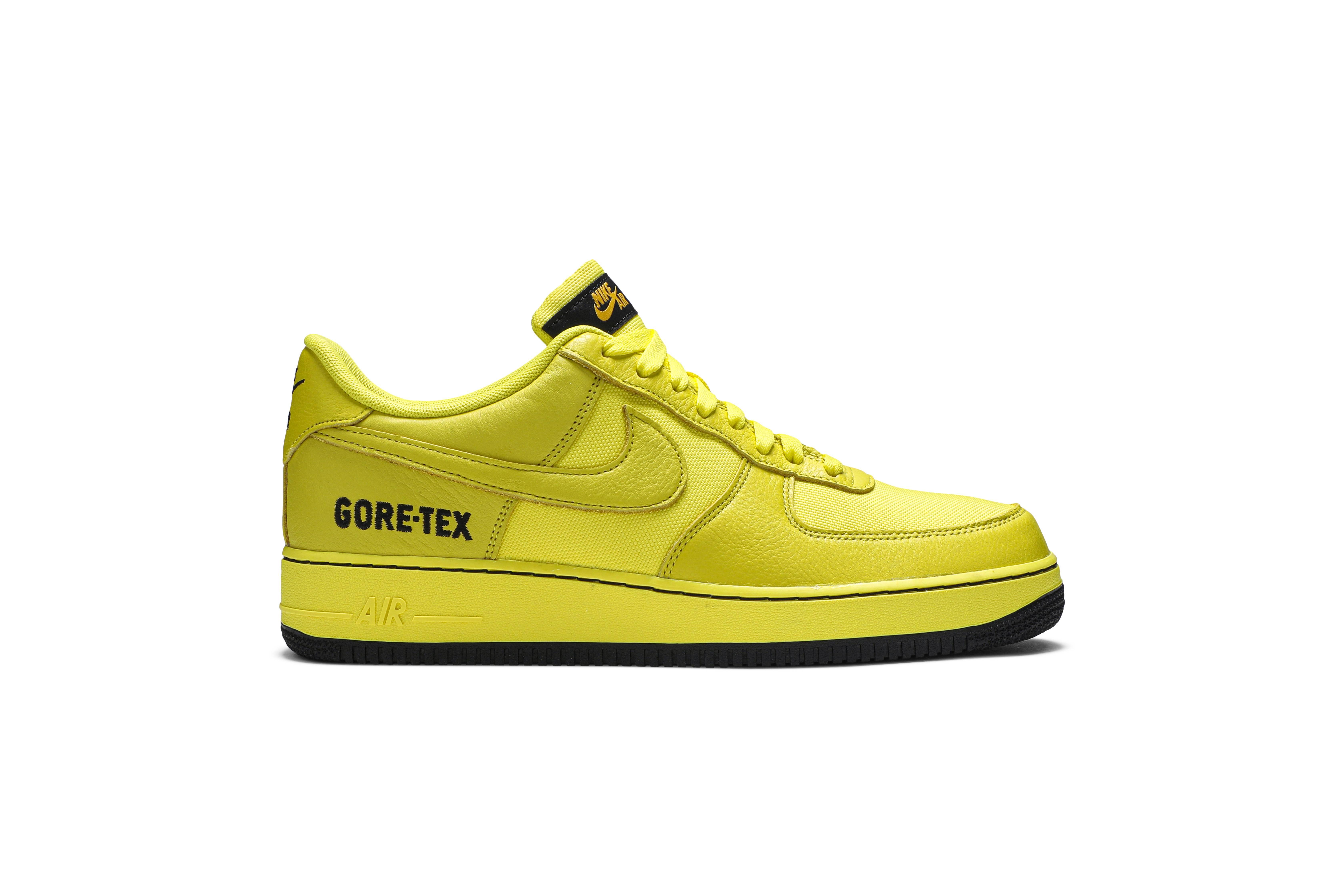 yellow gore tex air force 1