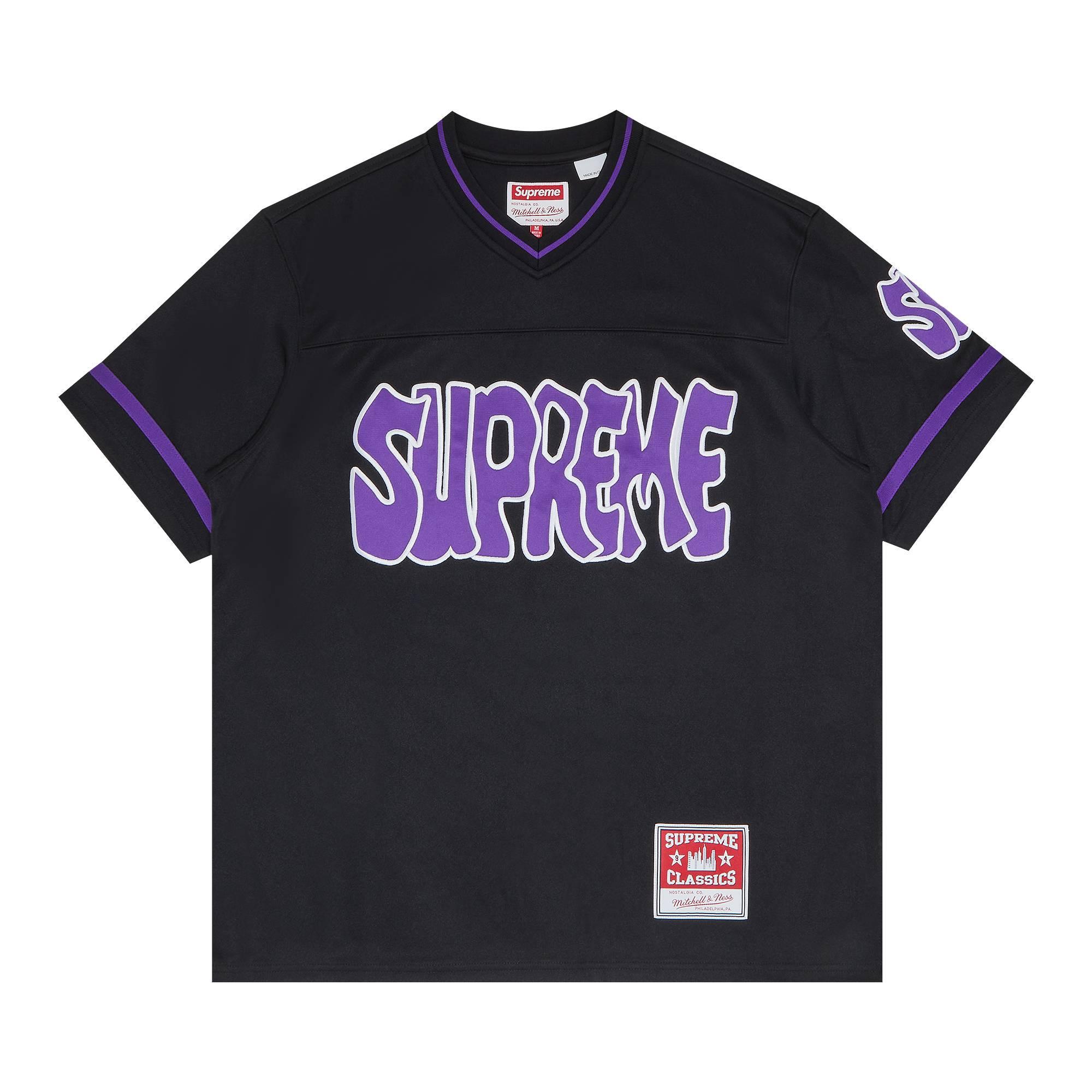 Supreme X Mitchell & Ness Football Jersey 'black' for Men | Lyst