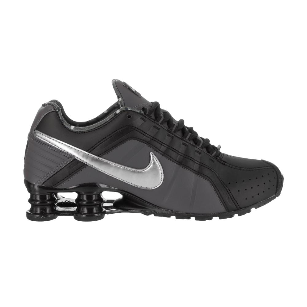 nike shox silver metallic