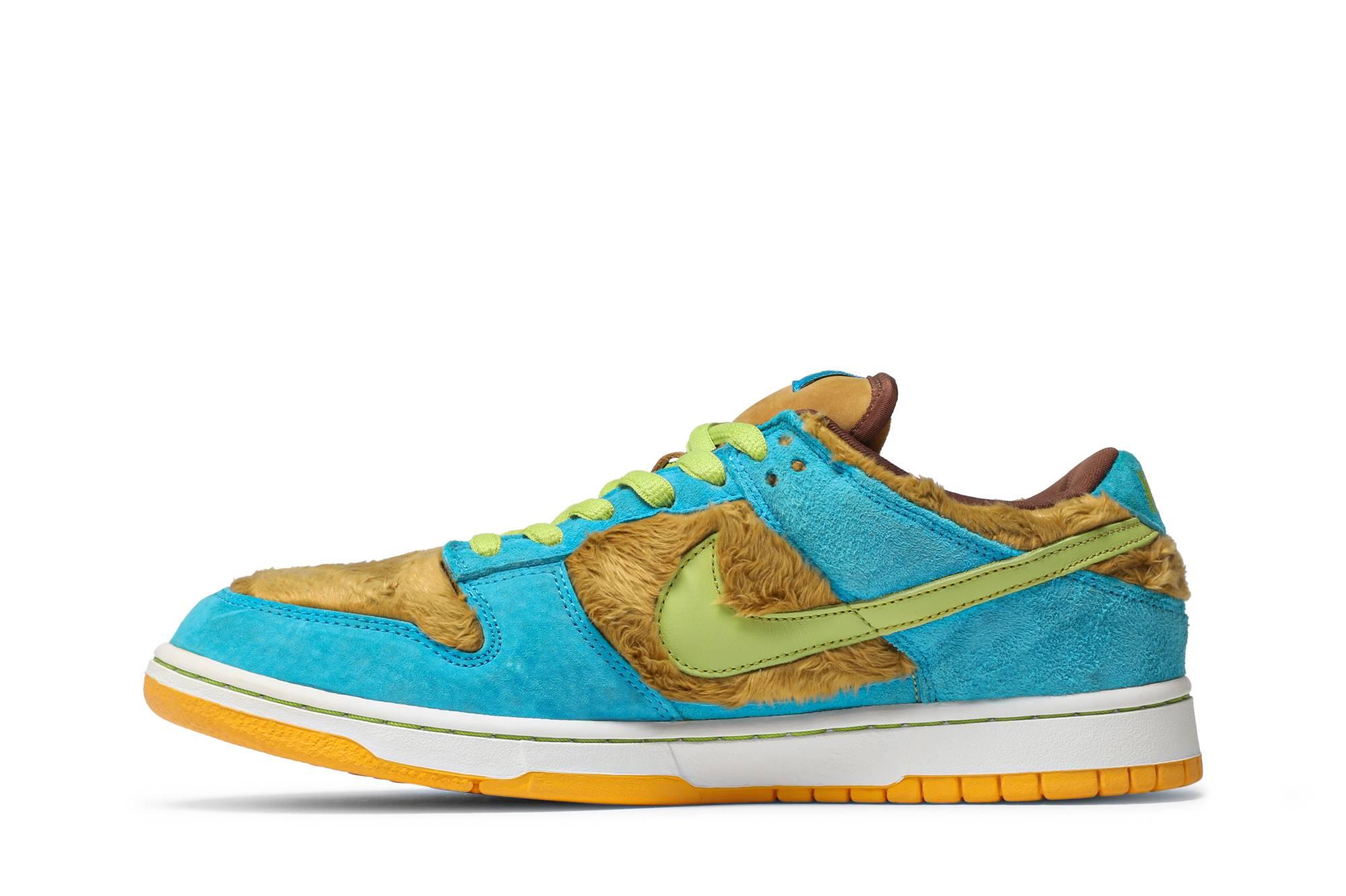 teal and white dunks