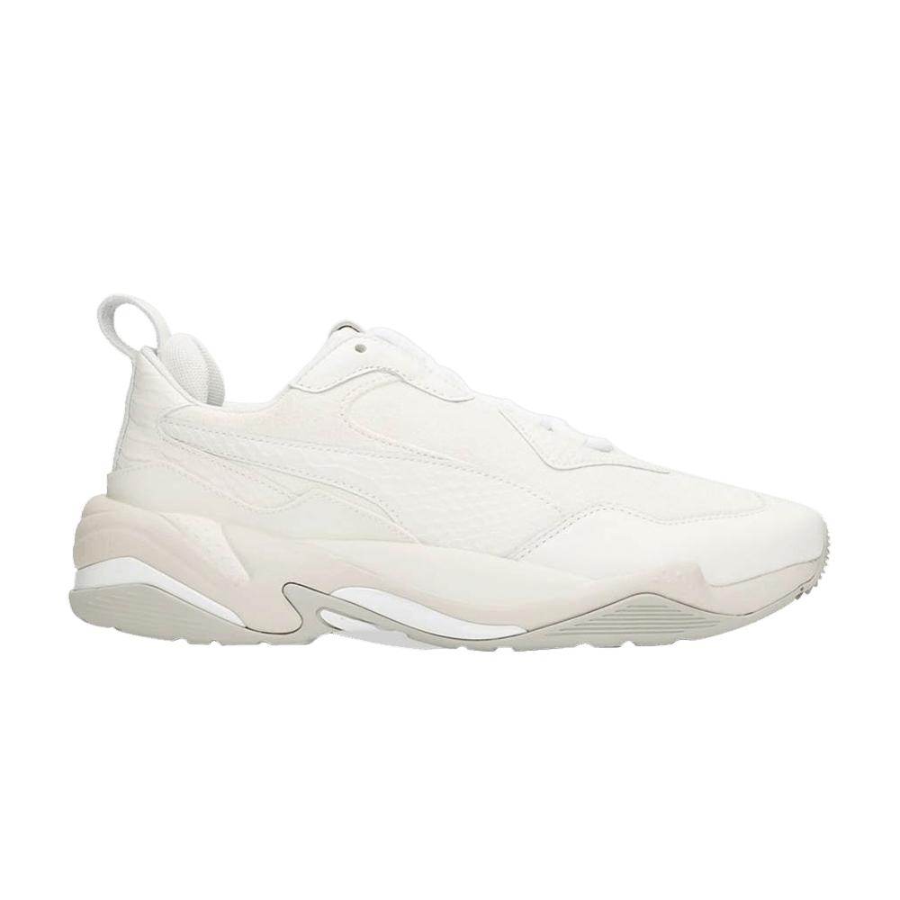 puma thunder desert white trainers