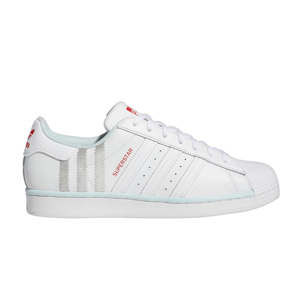 appel thee Dicteren adidas Superstar 'white Almost Blue' for Men | Lyst