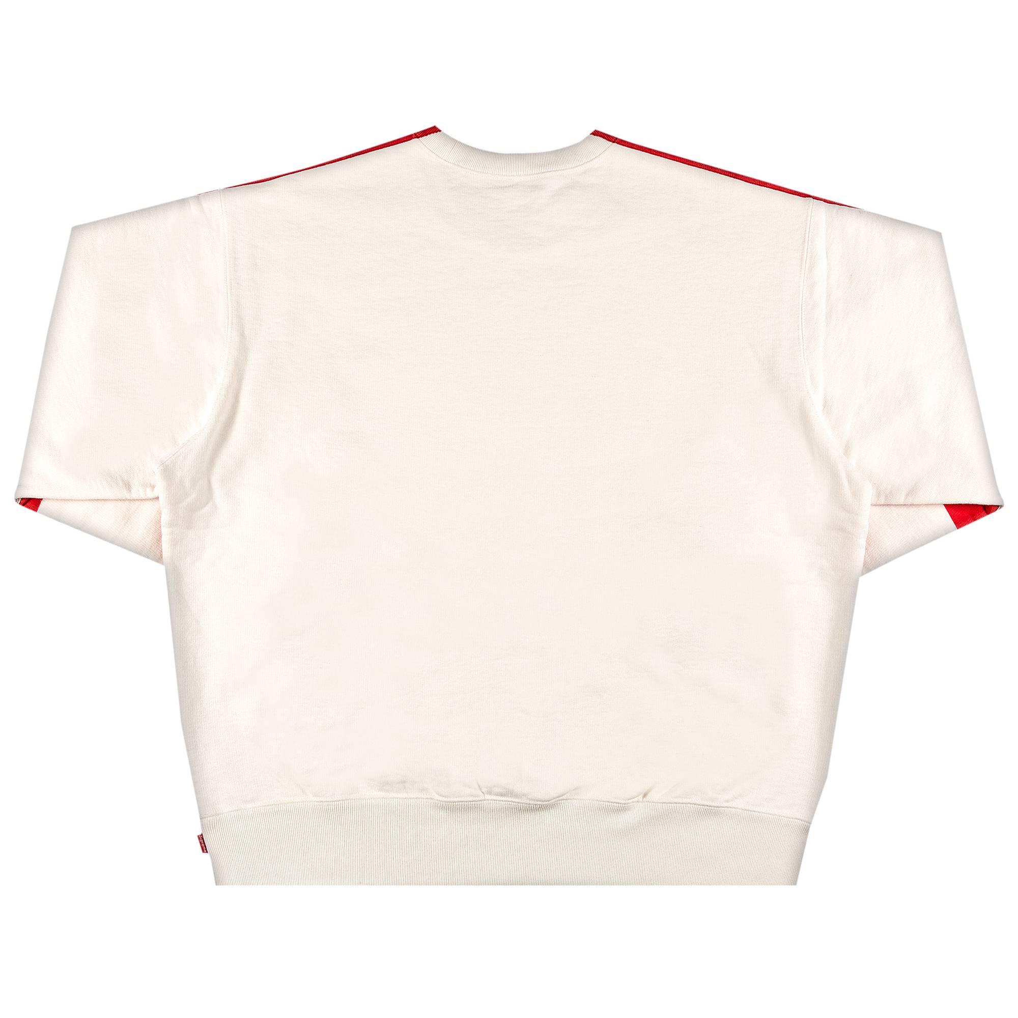 Supreme Overprint Crewneck 'white' in Red for Men | Lyst