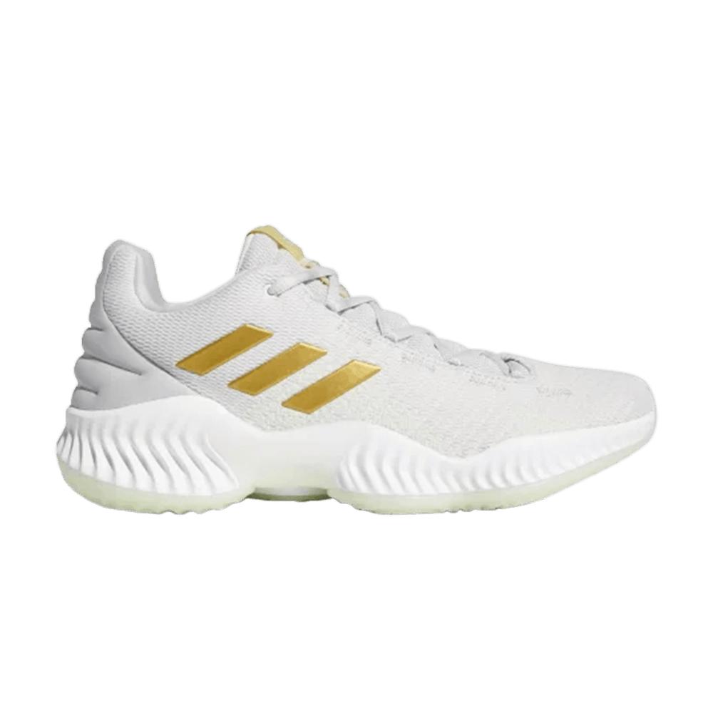 adidas Pro Bounce 2018 Low 'grey Gold Metallic' in White for Men | Lyst