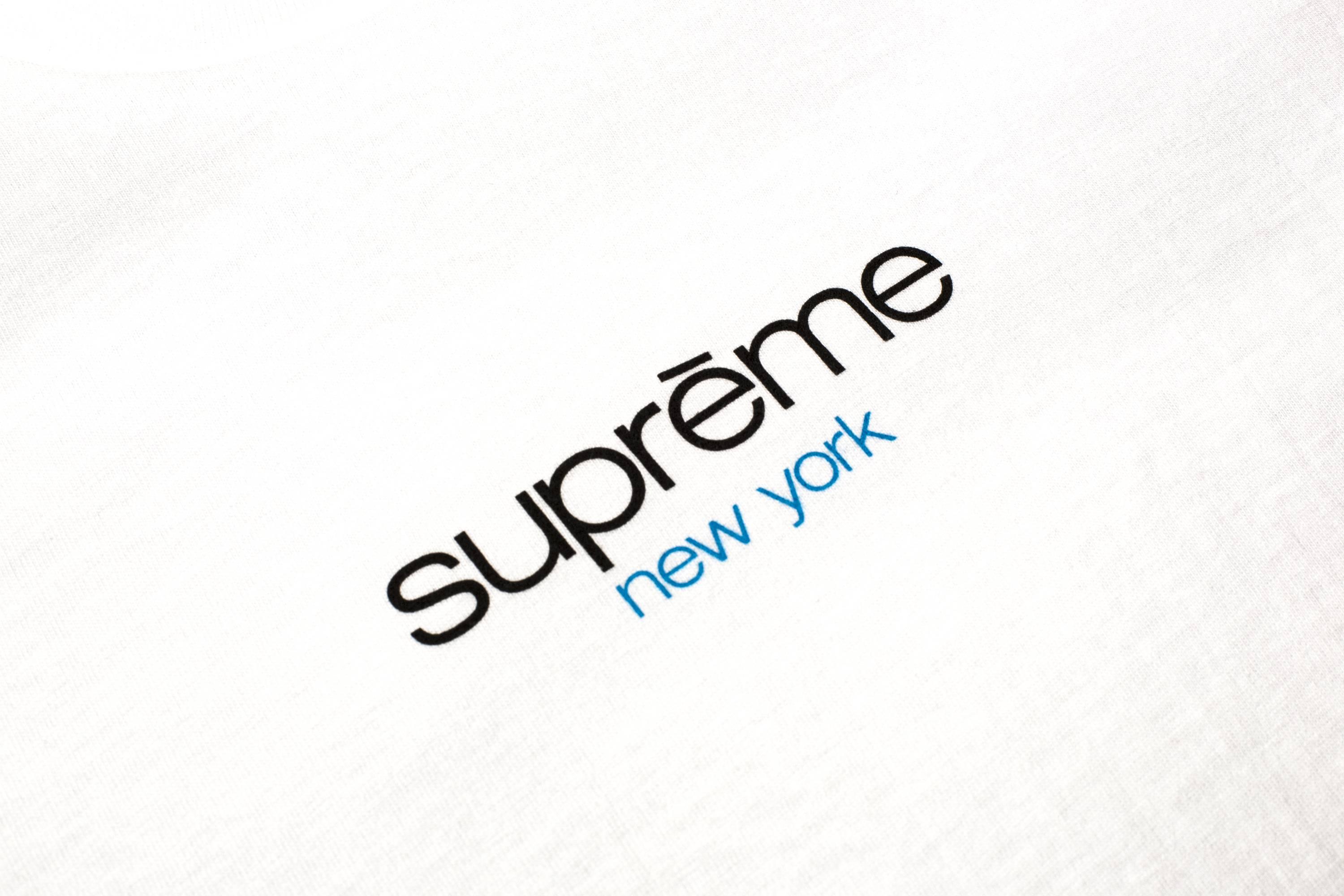 Supreme Classic Logo Tee 'white' for Men | Lyst