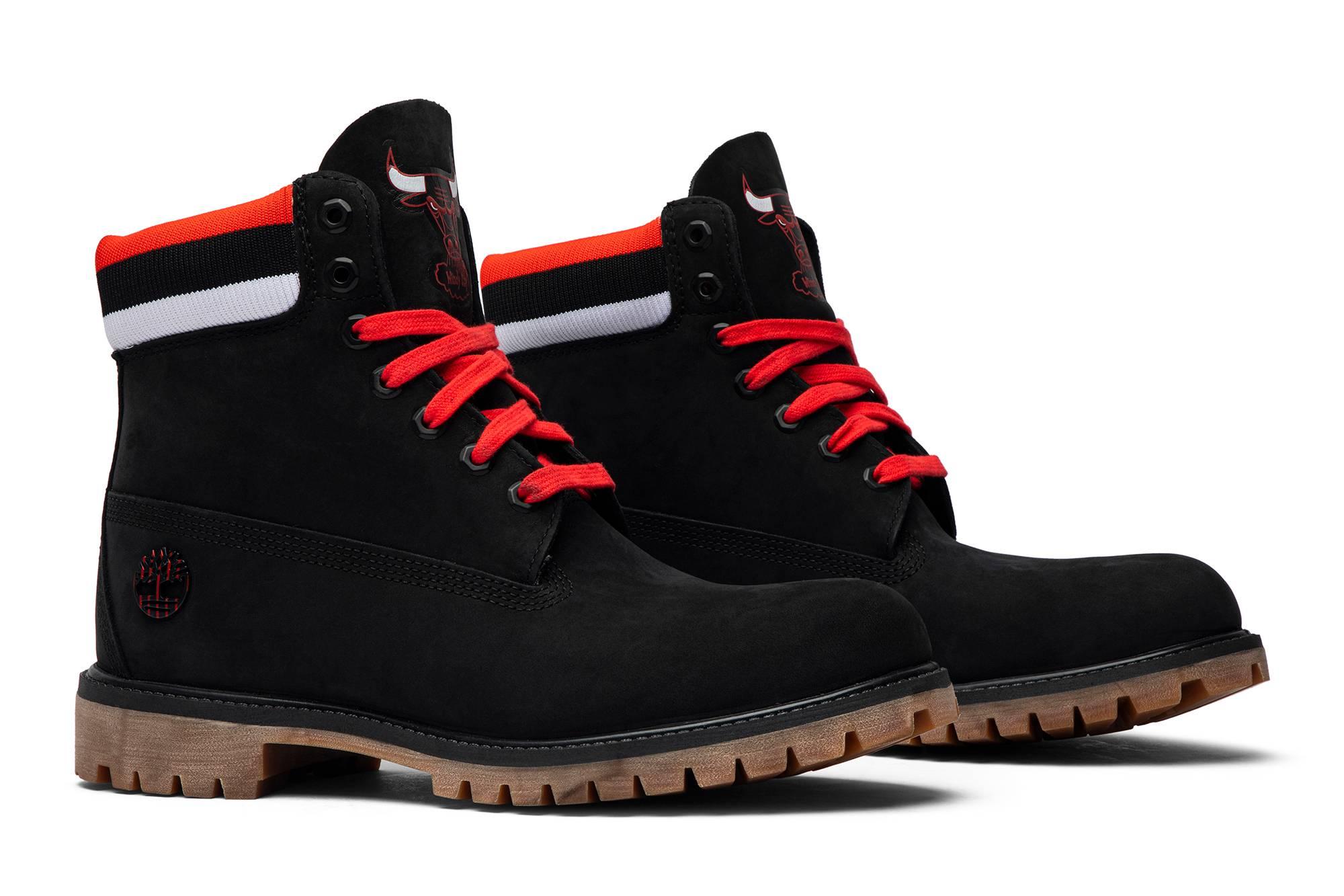 Timberland Nba X Mitchell And Ness X 6 Inch Classic Premium Boot 'chicago  Bulls' in Black for Men | Lyst