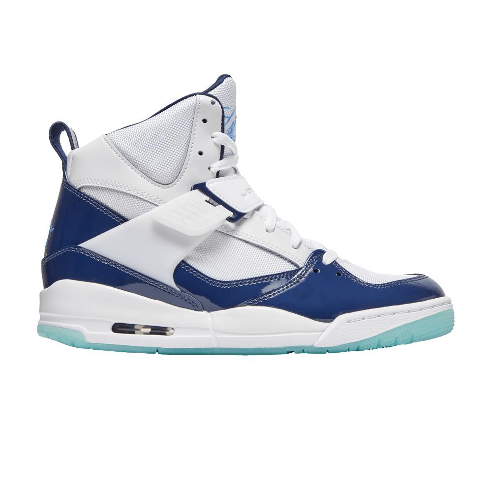 jordan flight white and blue