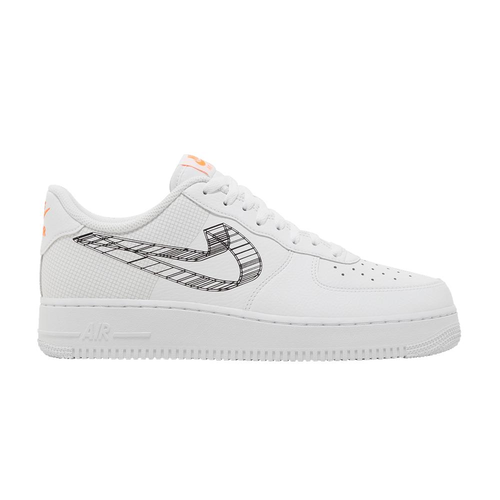 Nike Air Force 1 '07 '3d Swoosh' in White for Men | Lyst