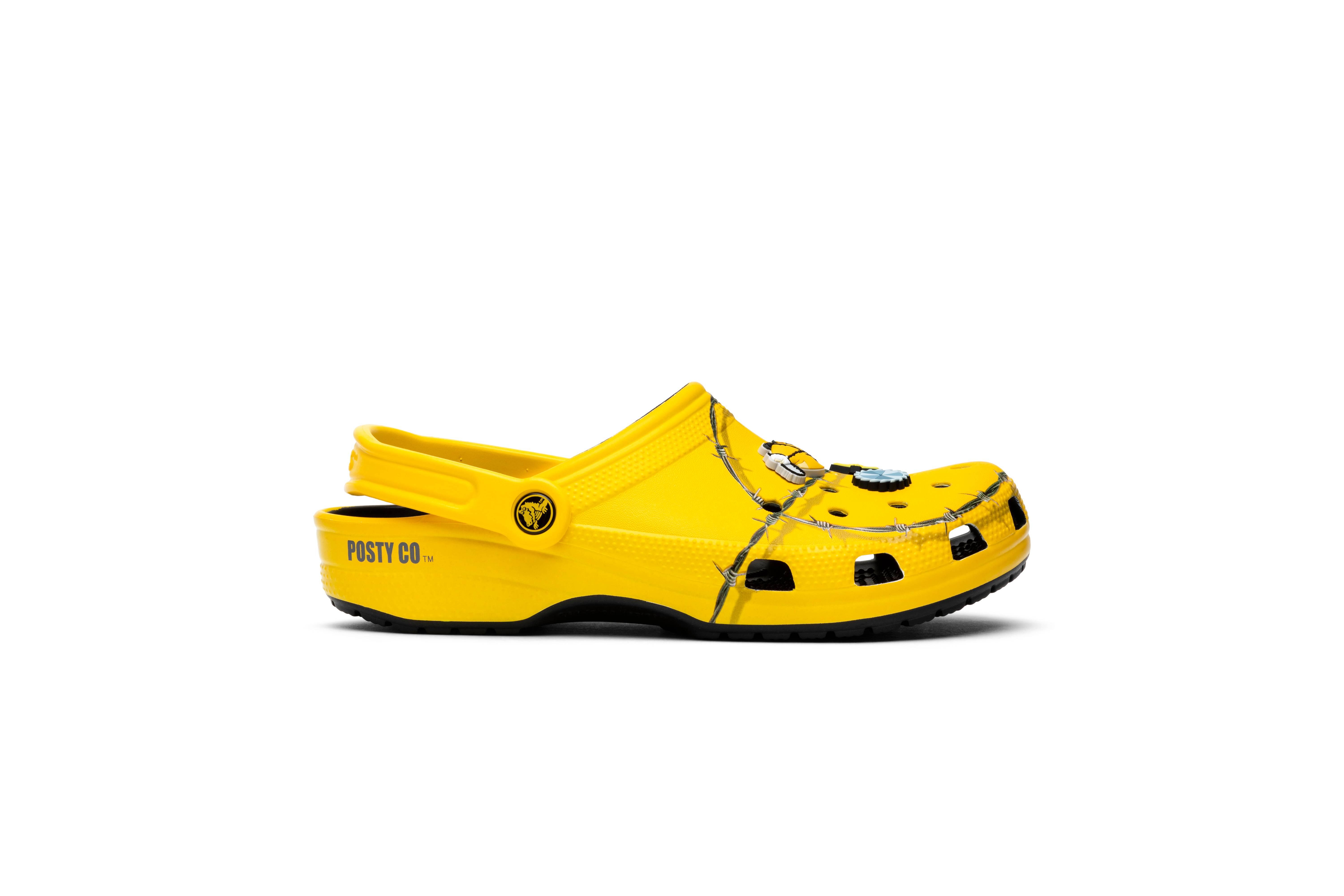 yellow crocs post malone