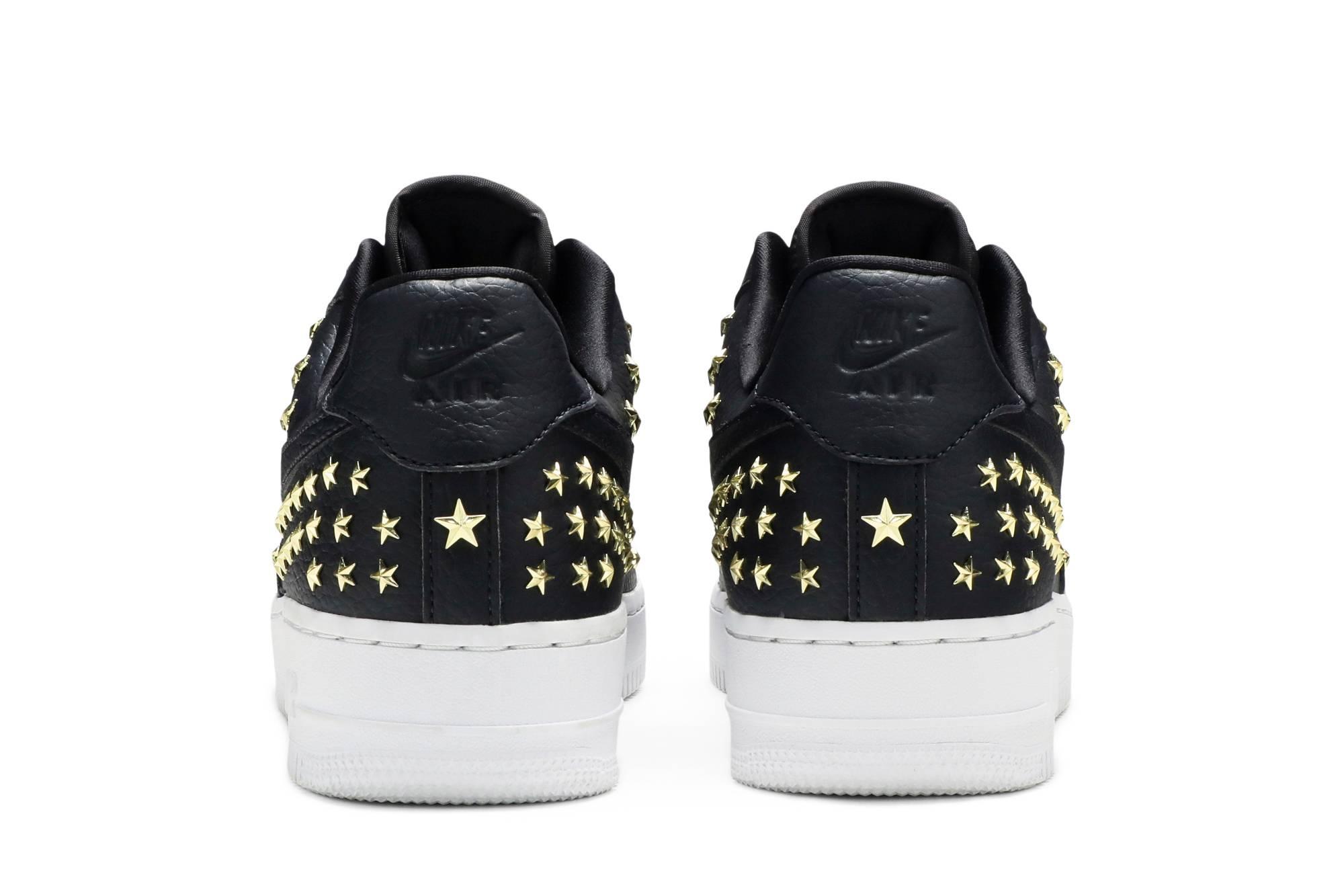 black studded air force 1