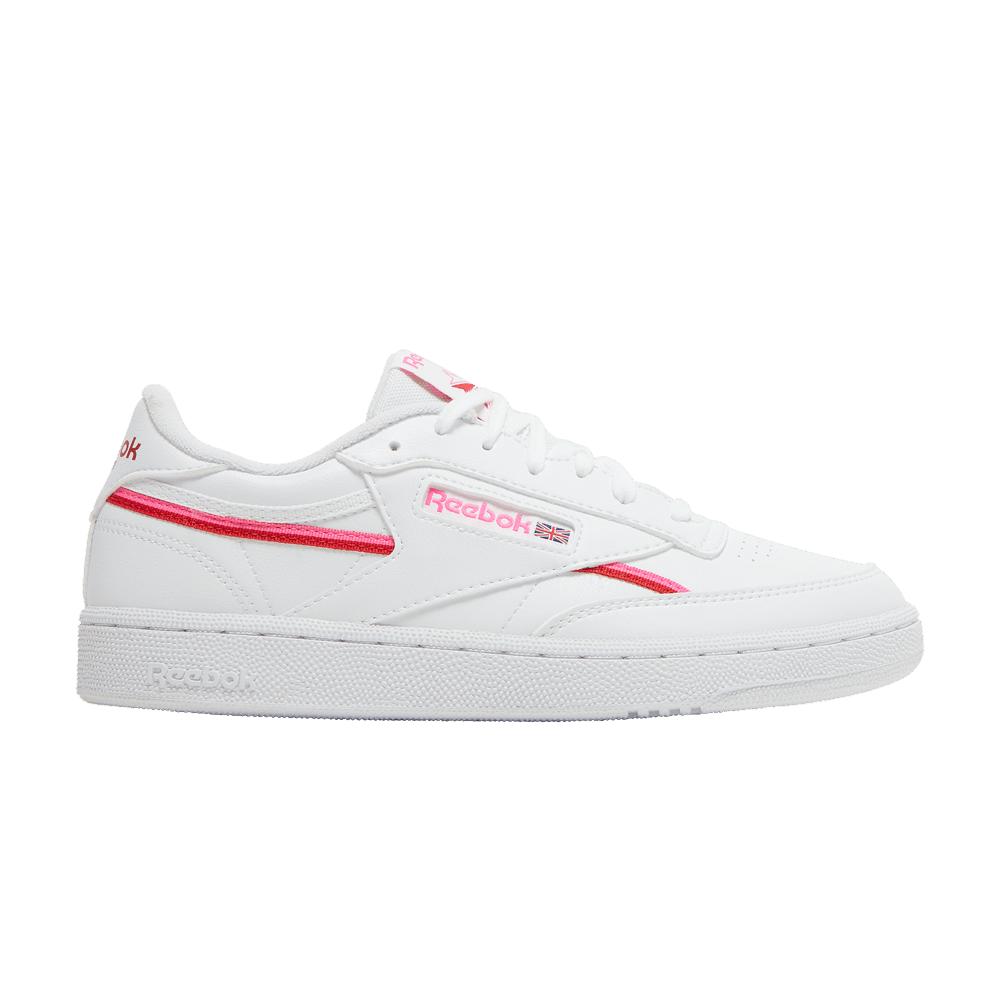 falta de aliento Morgue director Reebok Club C 85 Vegan 'white Atomic Pink' | Lyst