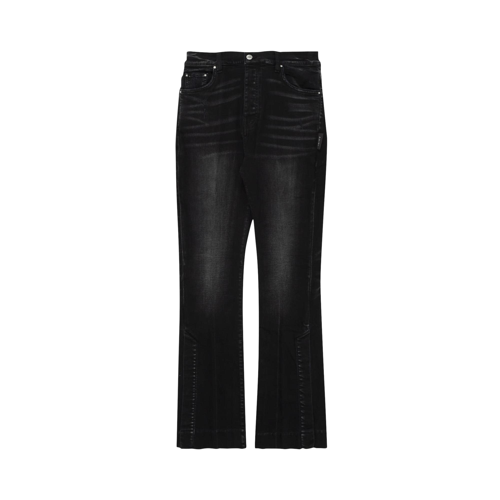 Amiri Stacked Flare Jean 'aged Black' for Men | Lyst