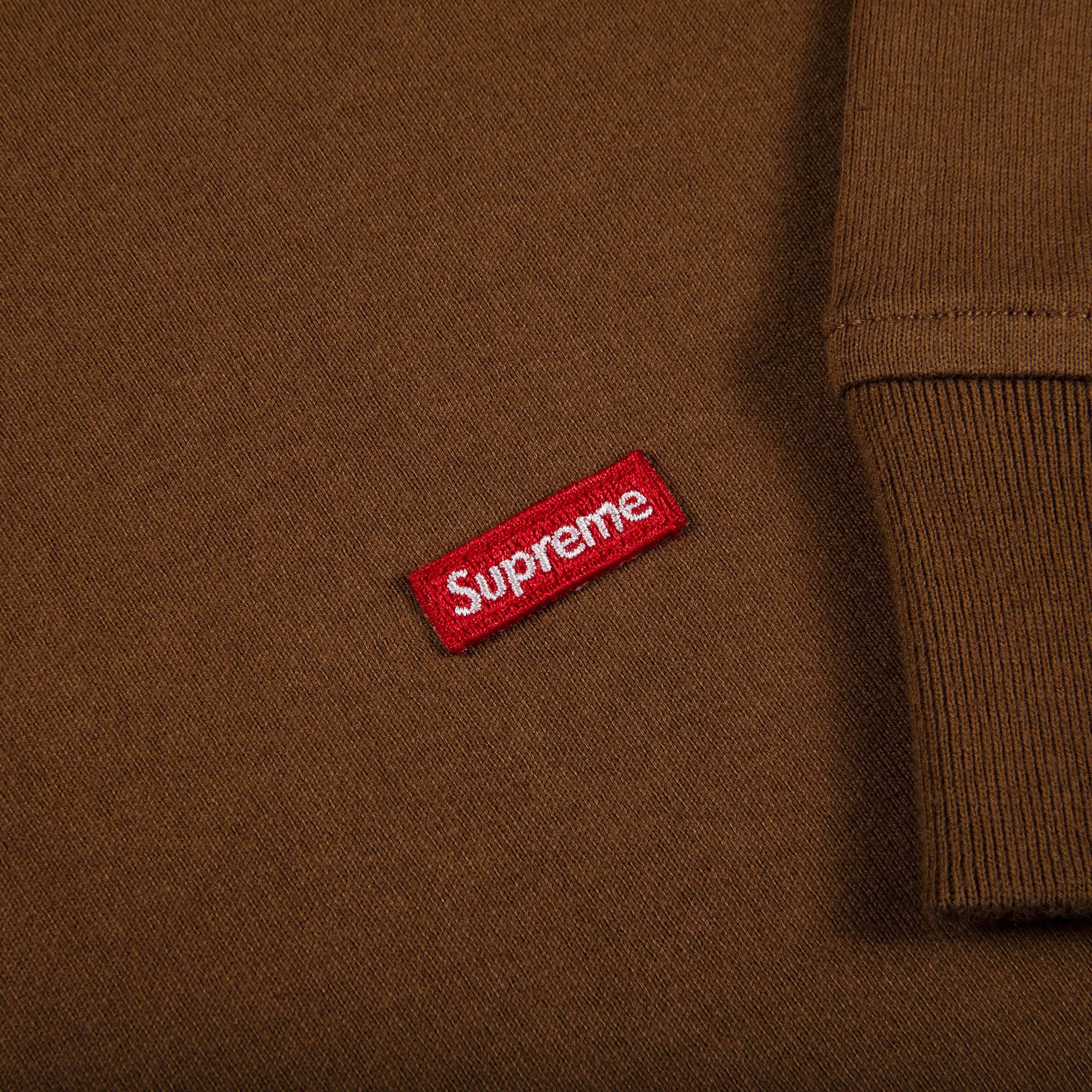Supreme Small Box Long-sleeve Tee 'brown' for Men | Lyst