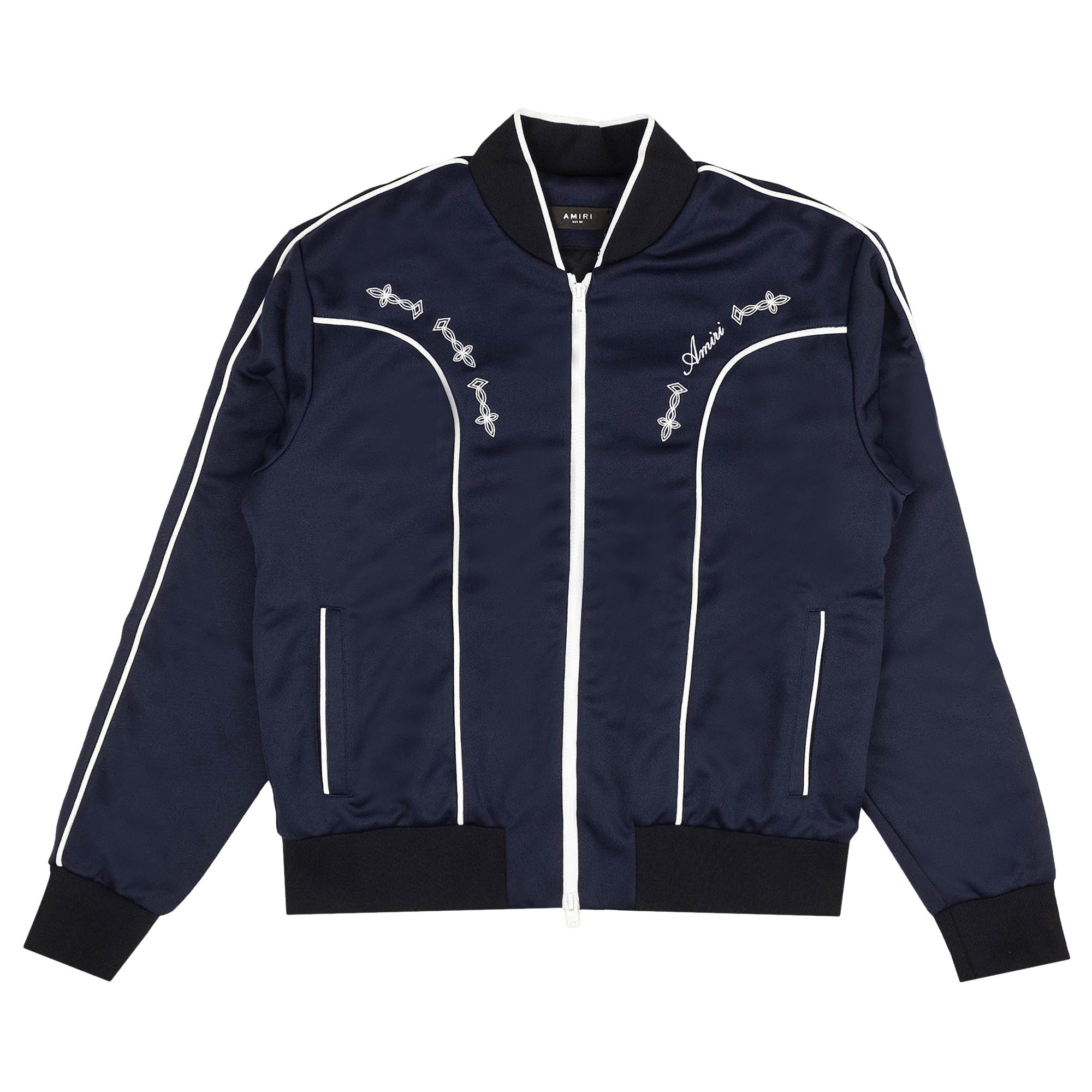 Amiri Piped Track Jacket 'navy Blue' for Men | Lyst