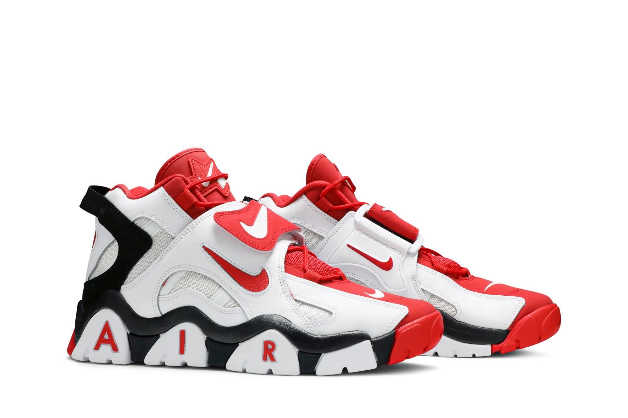 Nike Air Barrage Mid Training Shoes in Red for Men | Lyst