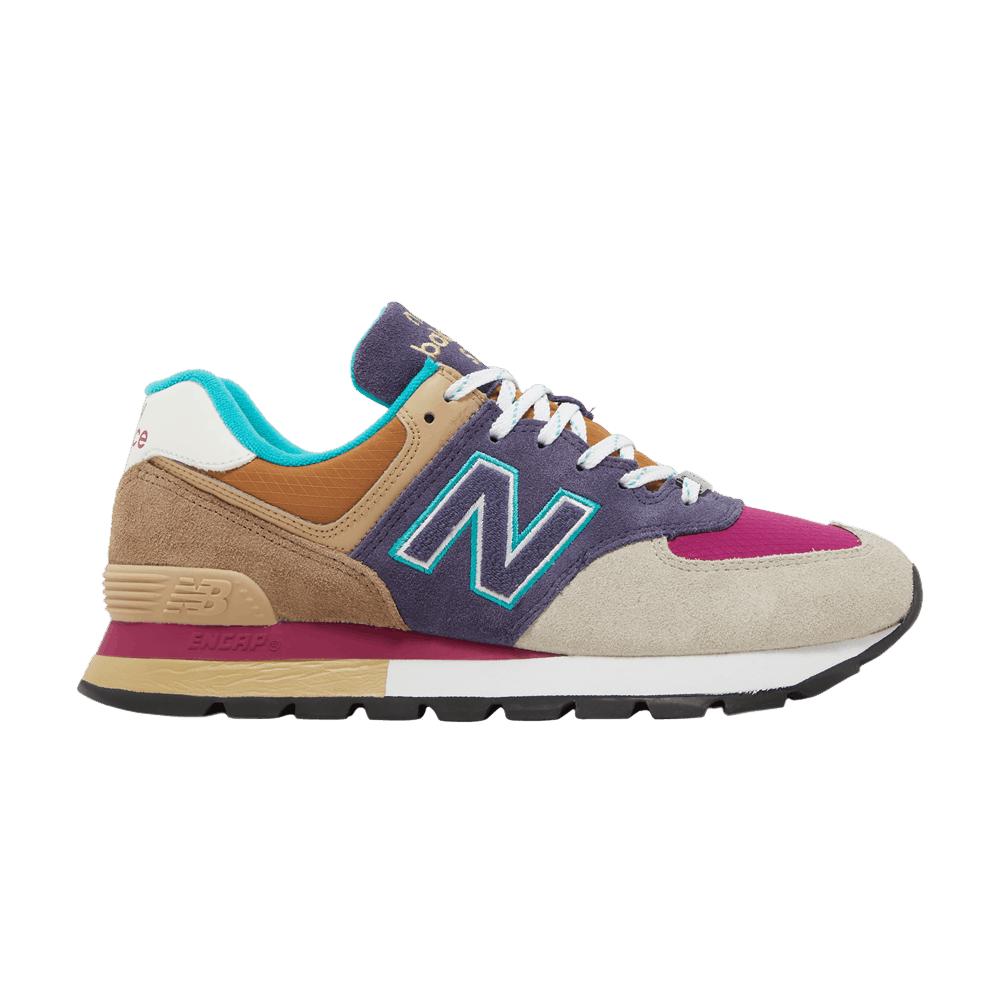 New Balance 574 Rugged 'navy Brown' in Blue for Men | Lyst