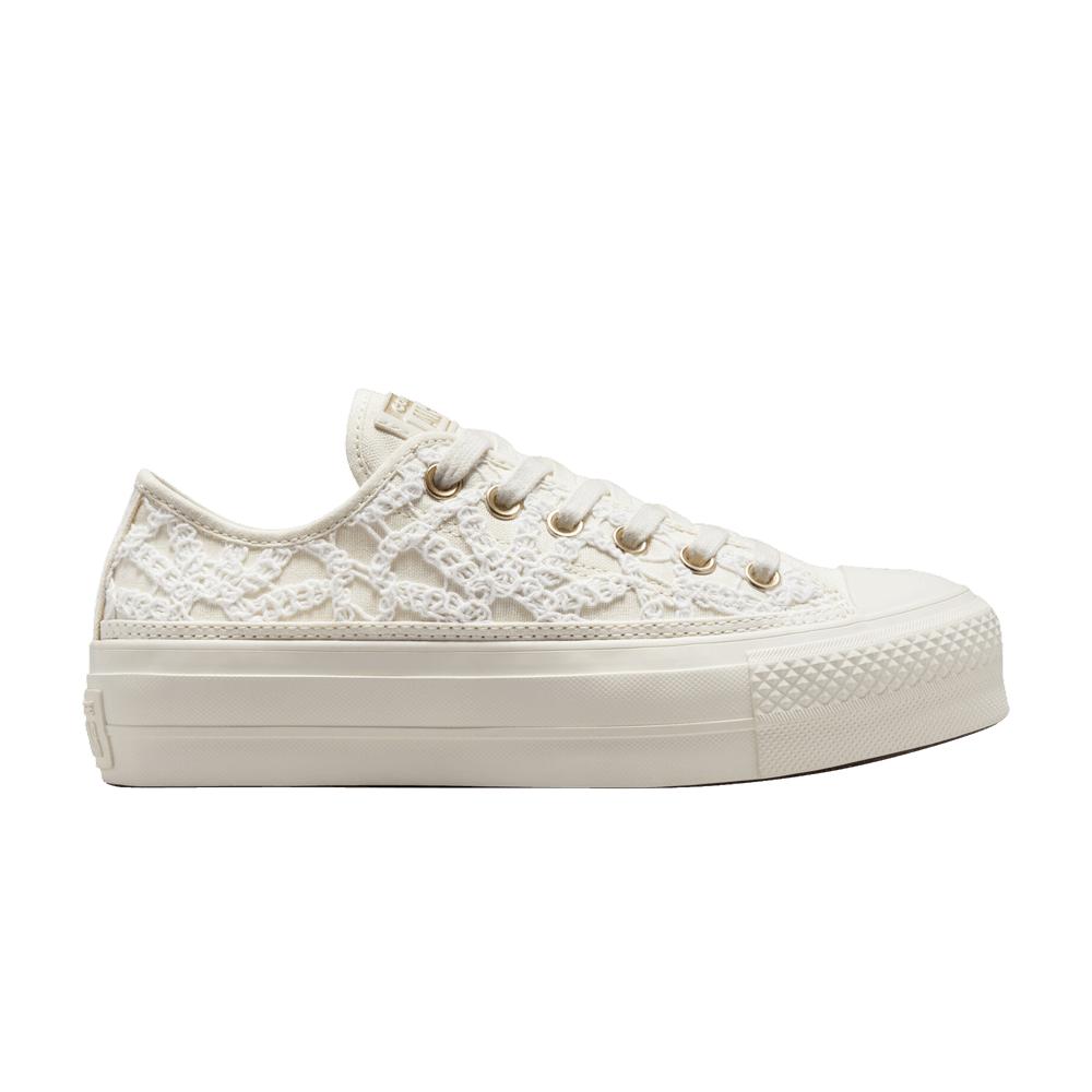 Converse Chuck Taylor All Star Lift Platform Low 'daisy Cord' in White |  Lyst
