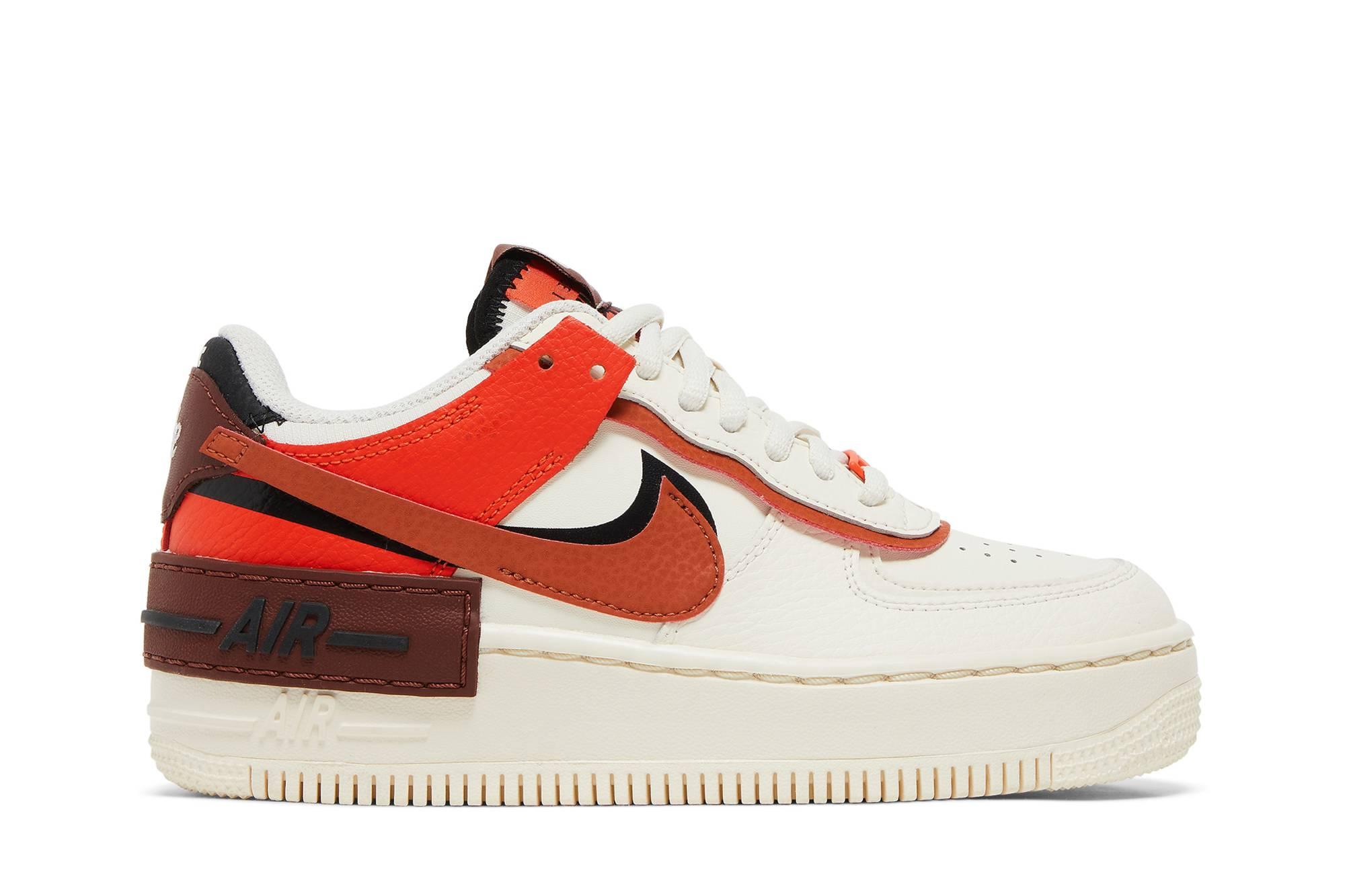 Nike Air Force 1 Shadow 'pale Ivory Oxen Brown' in Red | Lyst