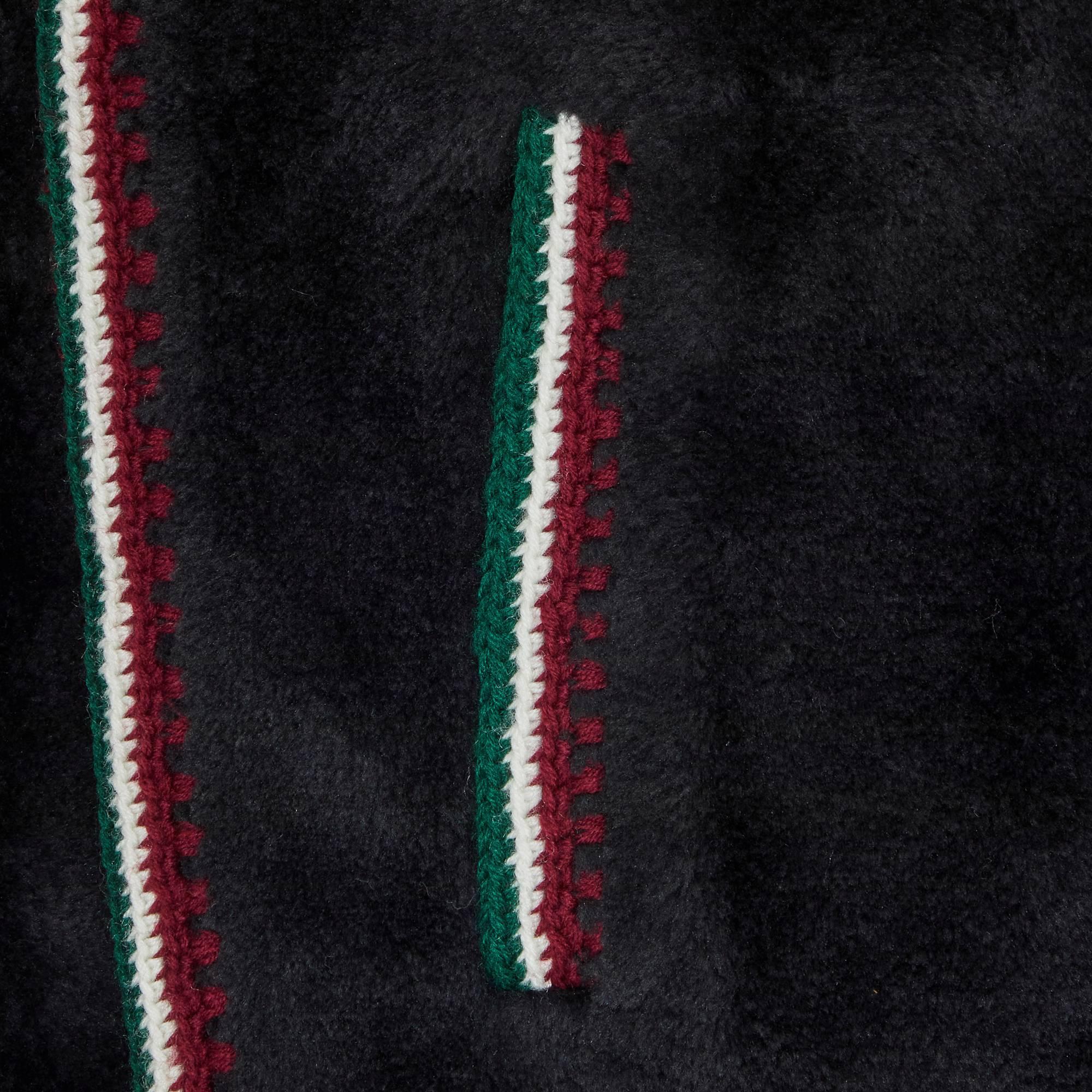 Supreme Crochet Edge Hooded Zip Up Top 'black' for Men | Lyst