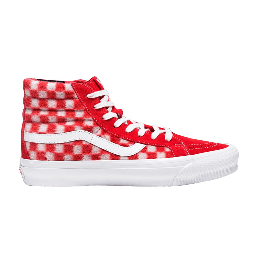 scarlet red vans