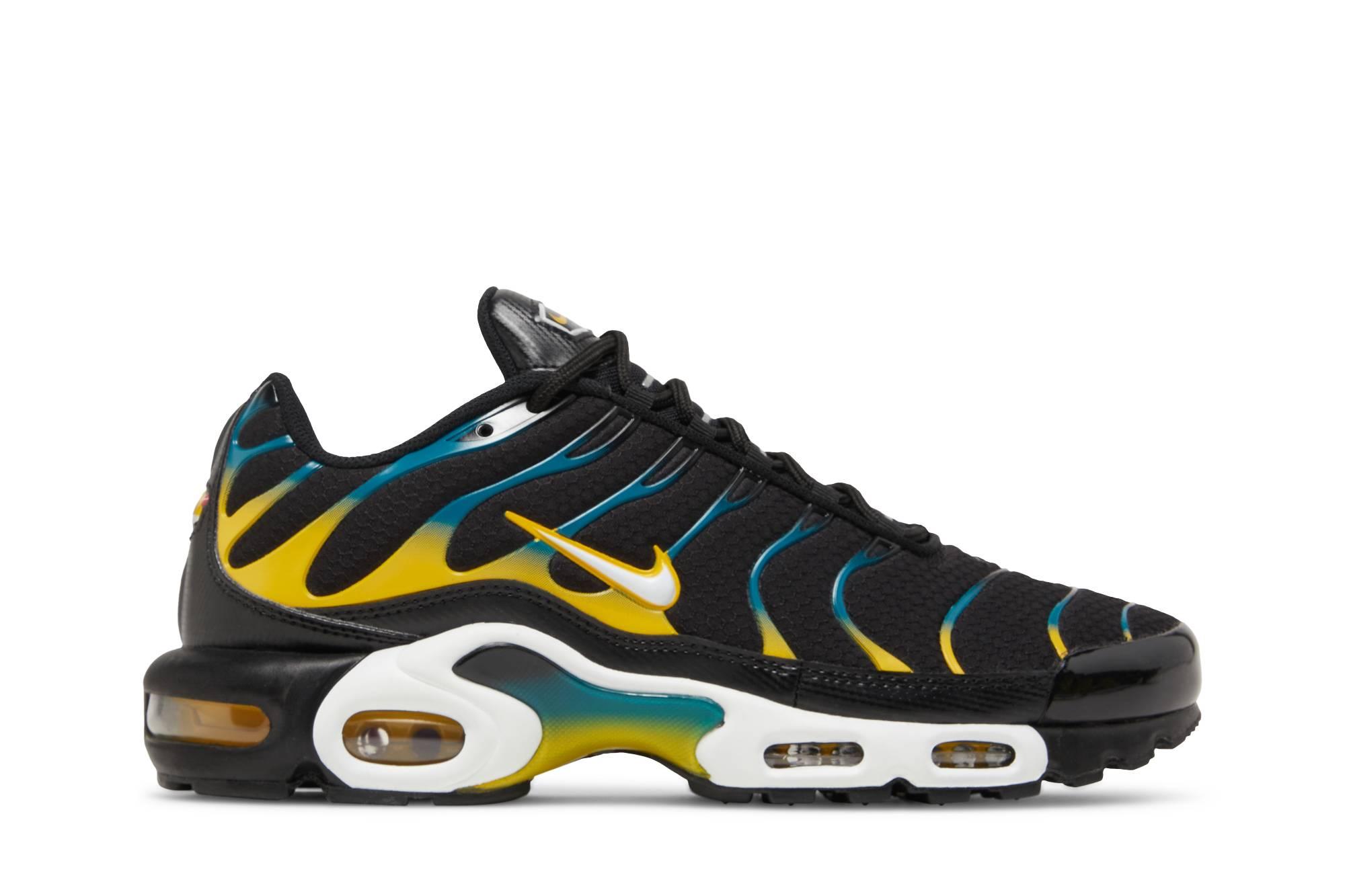 Nike Air Max Plus 'black University Gold Spruce' in Blue for Men | Lyst