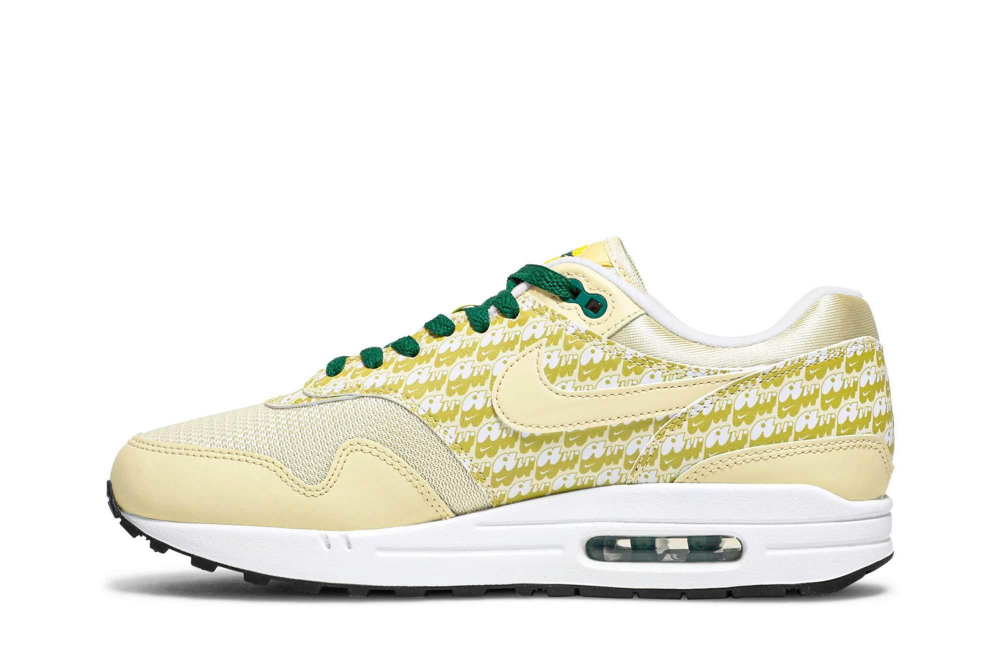 yellow air max with chain