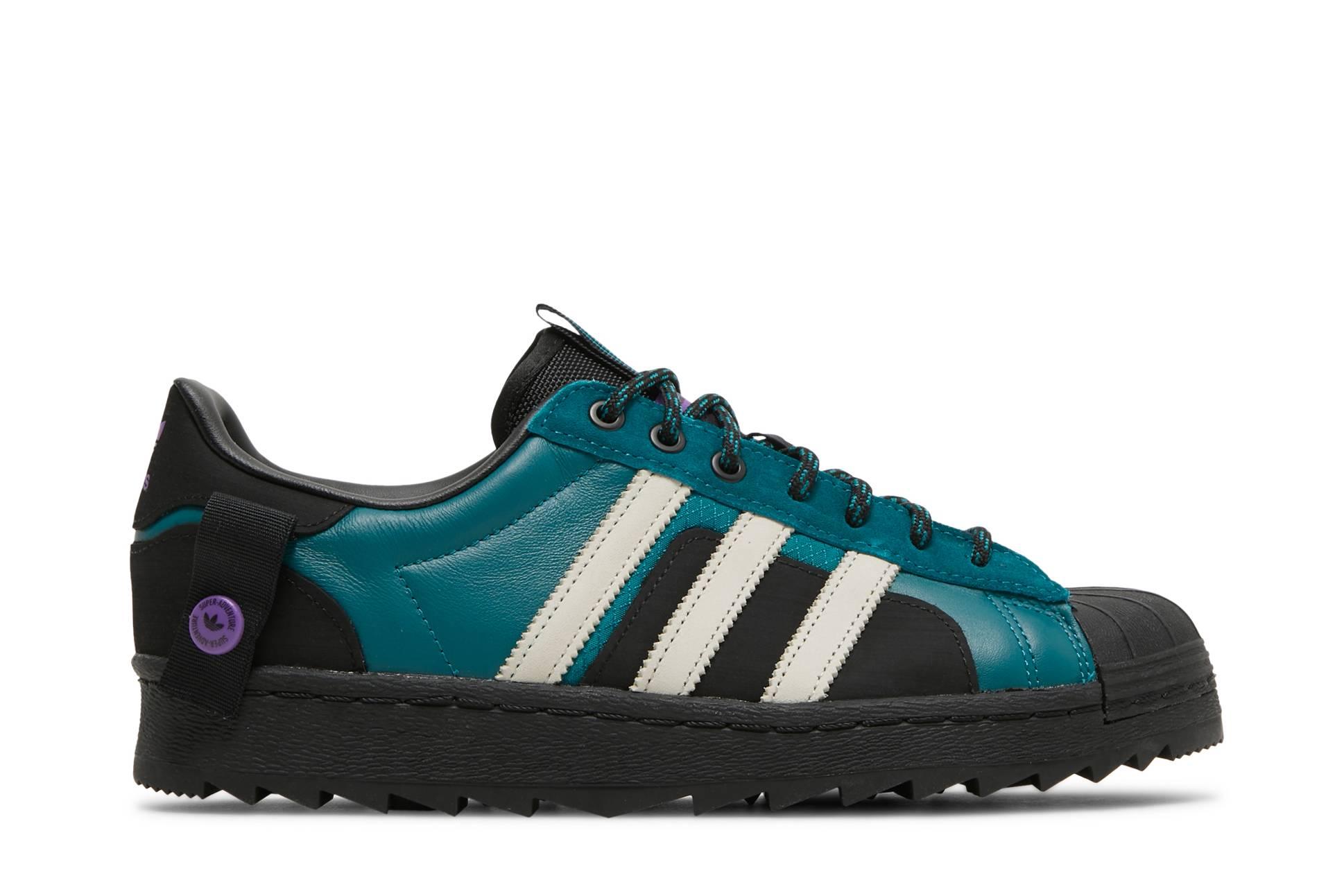 adidas Superstar Winterized 'legacy Teal Black' in Green for Men | Lyst