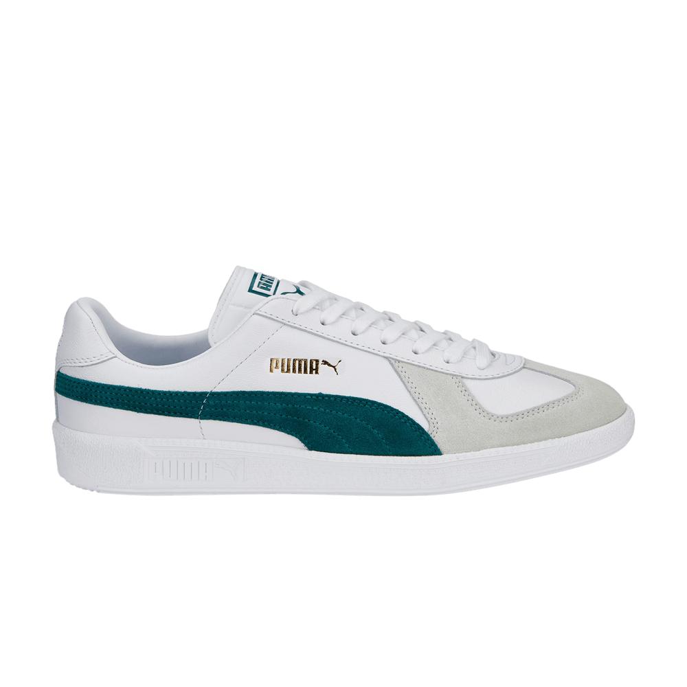 PUMA Army Trainer 'white Varsity Green' in Blue for Men | Lyst