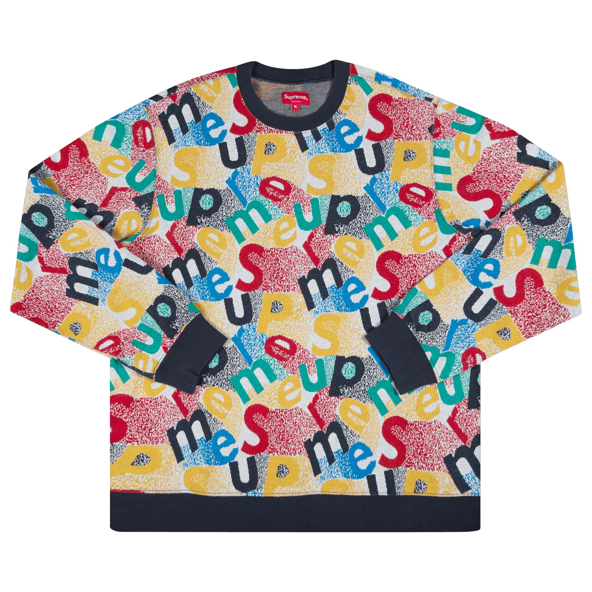 メーカー公式ショップ】 Supreme Scatter Text Crewneck