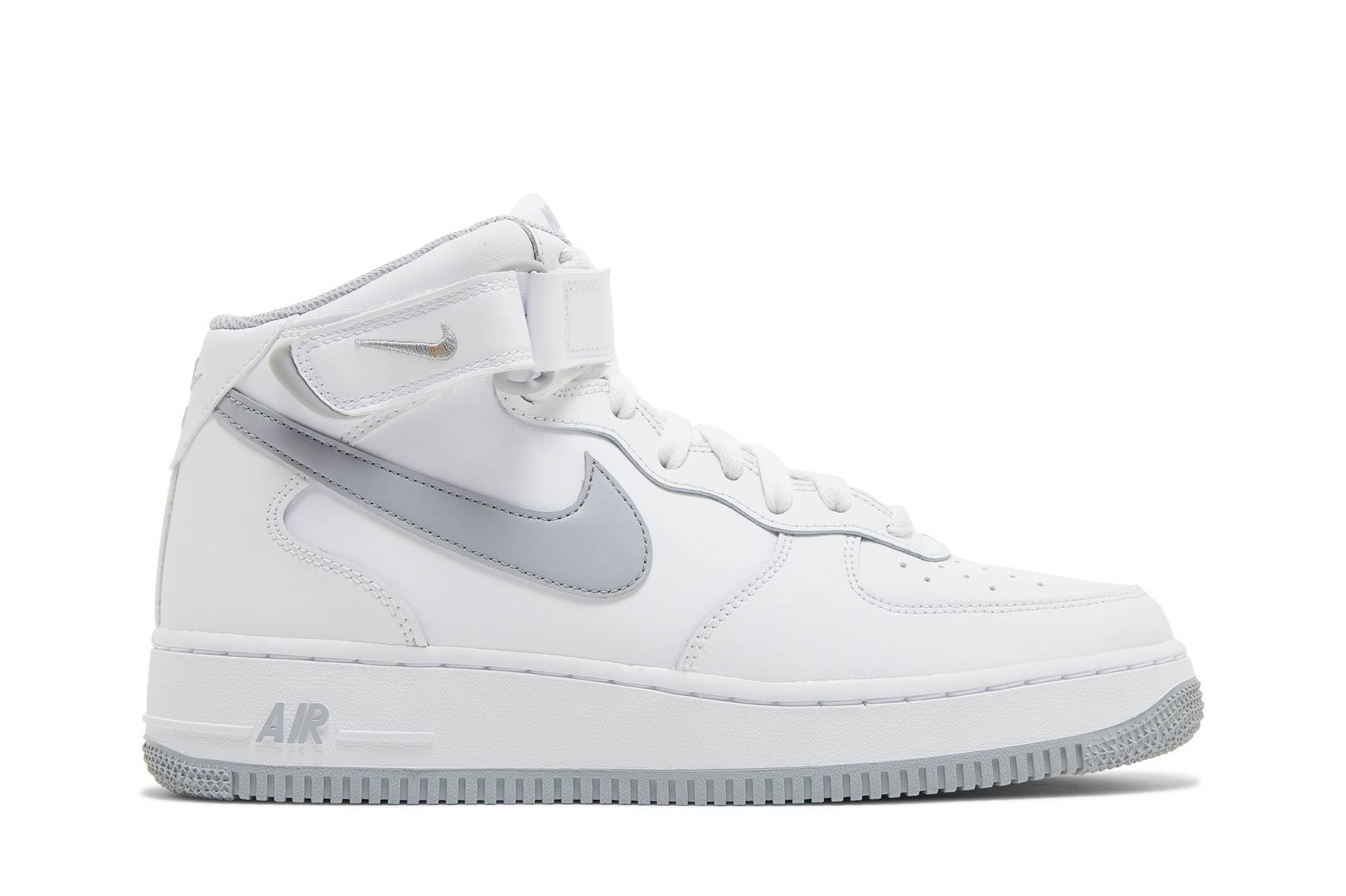 Nike Air Force 1 Mid '07 'white Wolf Grey' in Gray for Men | Lyst