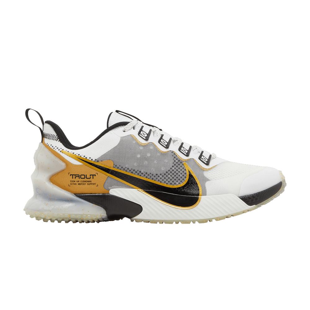Nike Force Zoom Trout Ltd Tf 'white Metallic Gold' for Men | Lyst