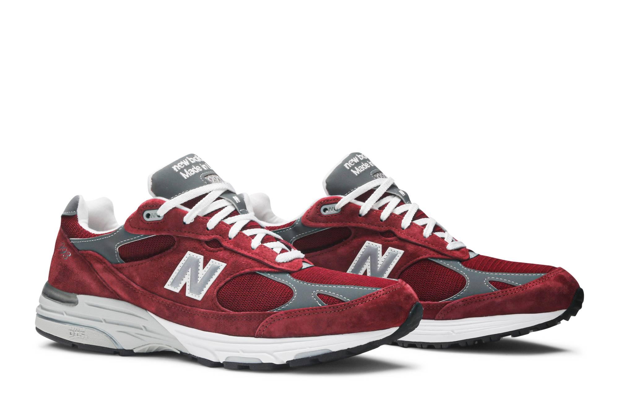 new balance 993 maroon