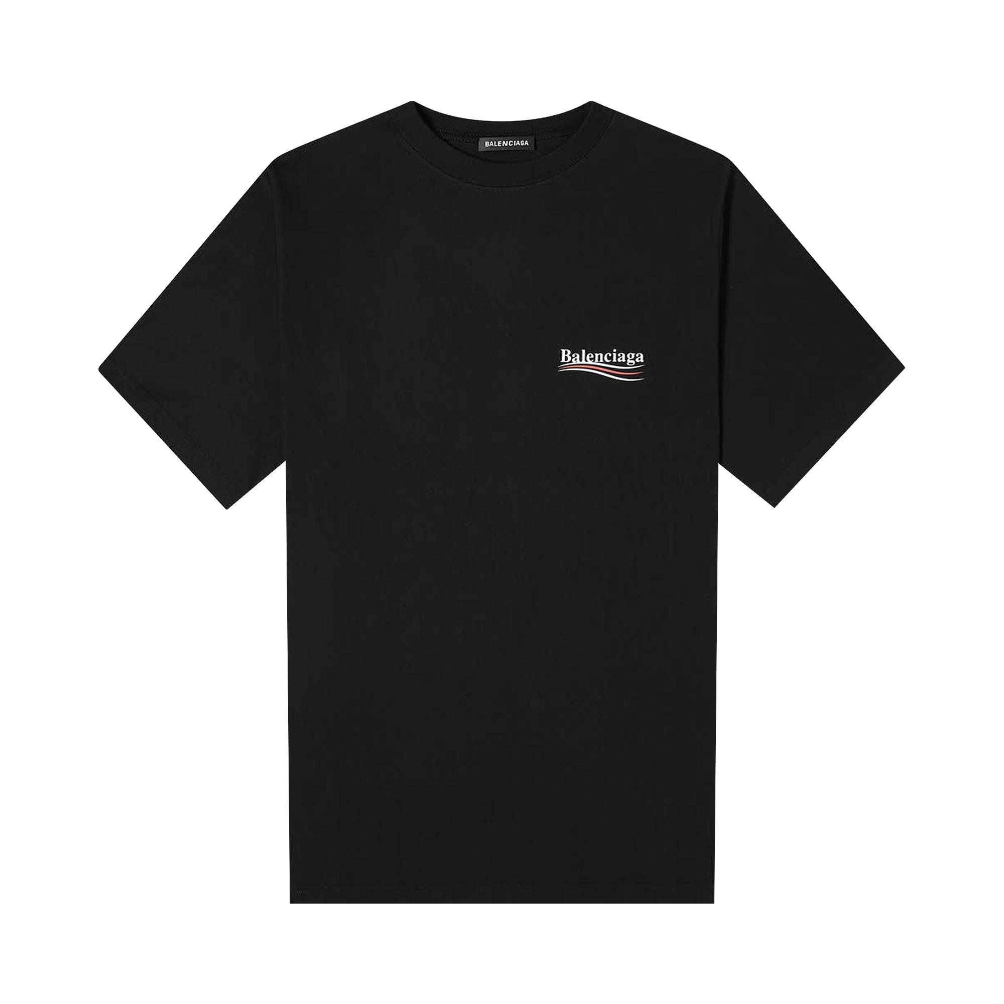 Balenciaga Political Campaign Oversize Tee 'black' for Men | Lyst