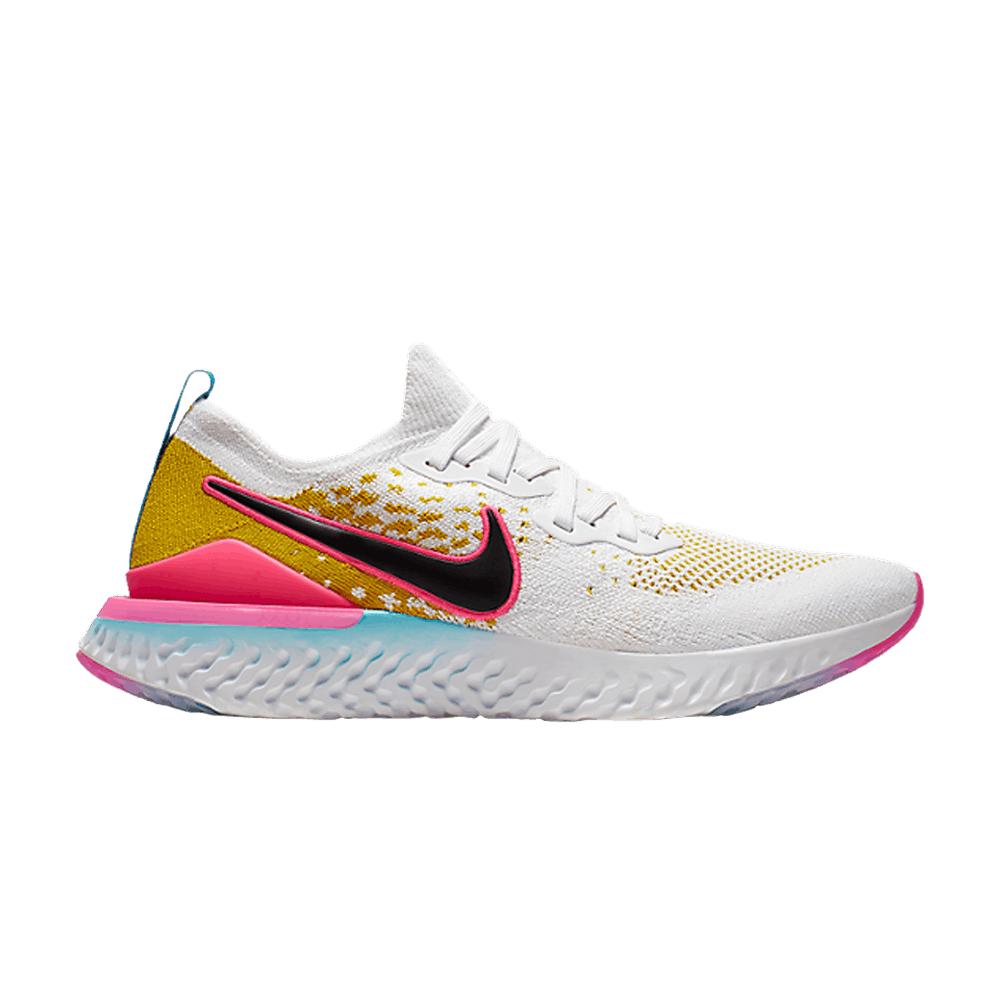 Nike Epic React Flyknit 2 In Pink For Men Lyst