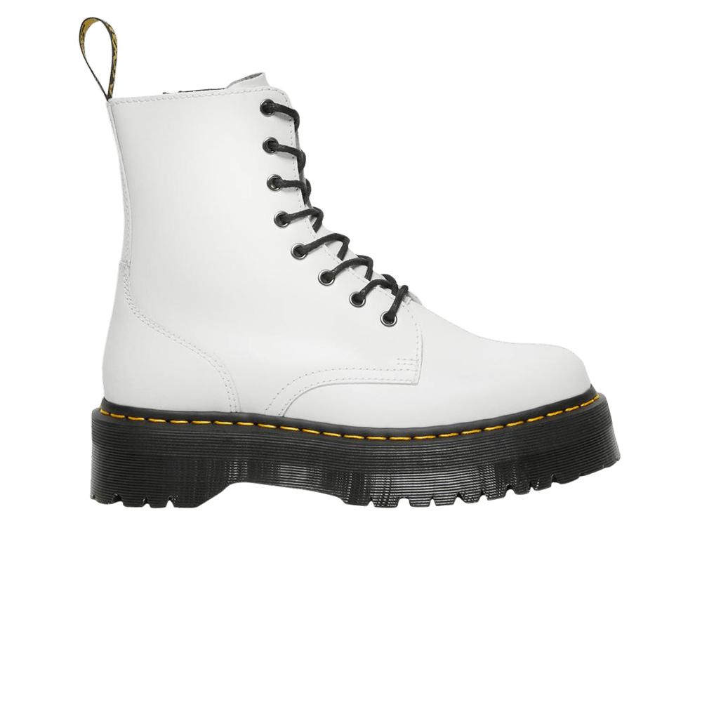 Dr. Martens Jadon Smooth Leather Platform Boot 'white' for Men | Lyst