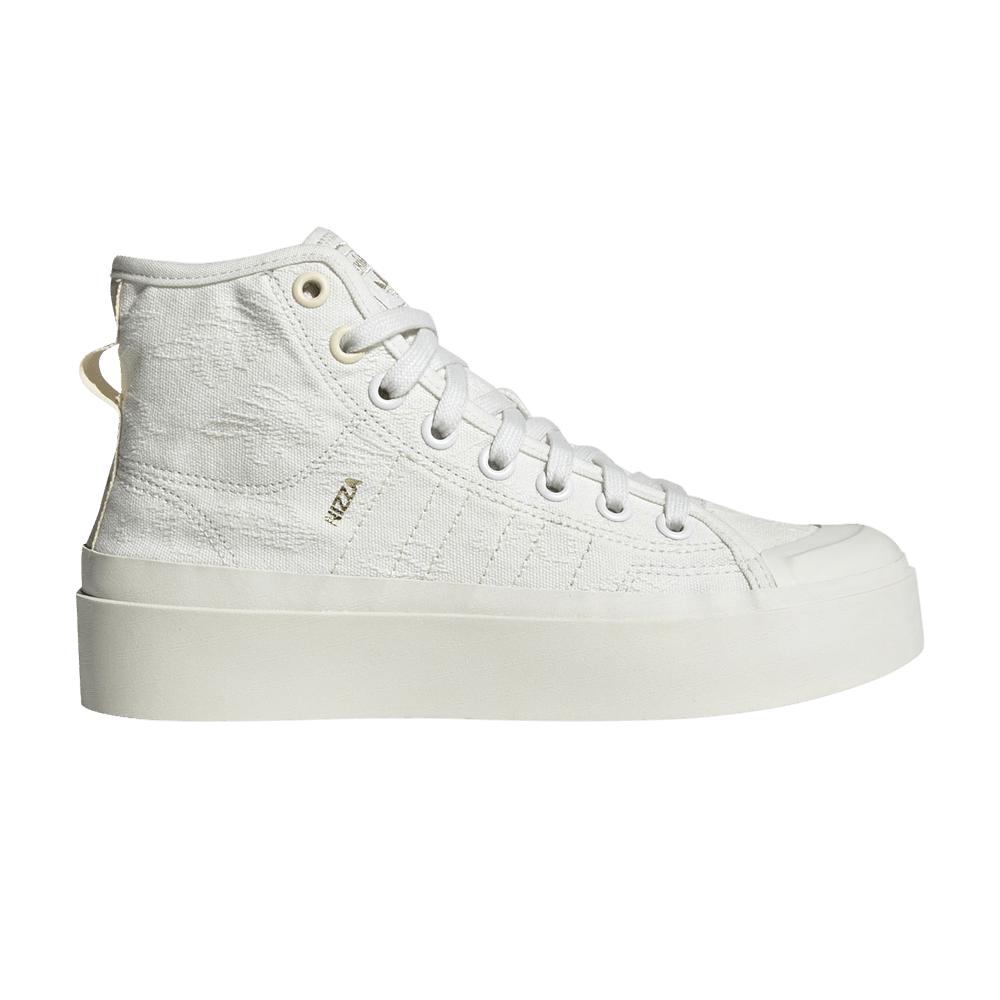 adidas Nizza Bonega Mid 'embroidered Floral' in White | Lyst