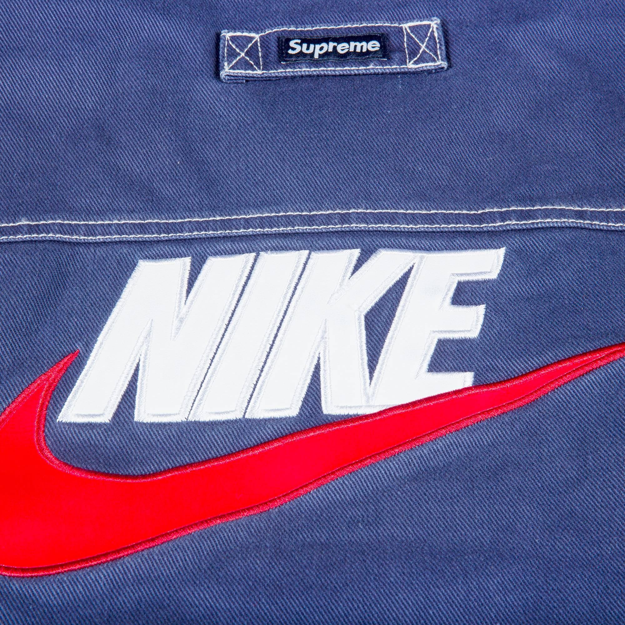 Supreme X Nike Double Zip Quilted Work Jacket 'navy' in Blue for 