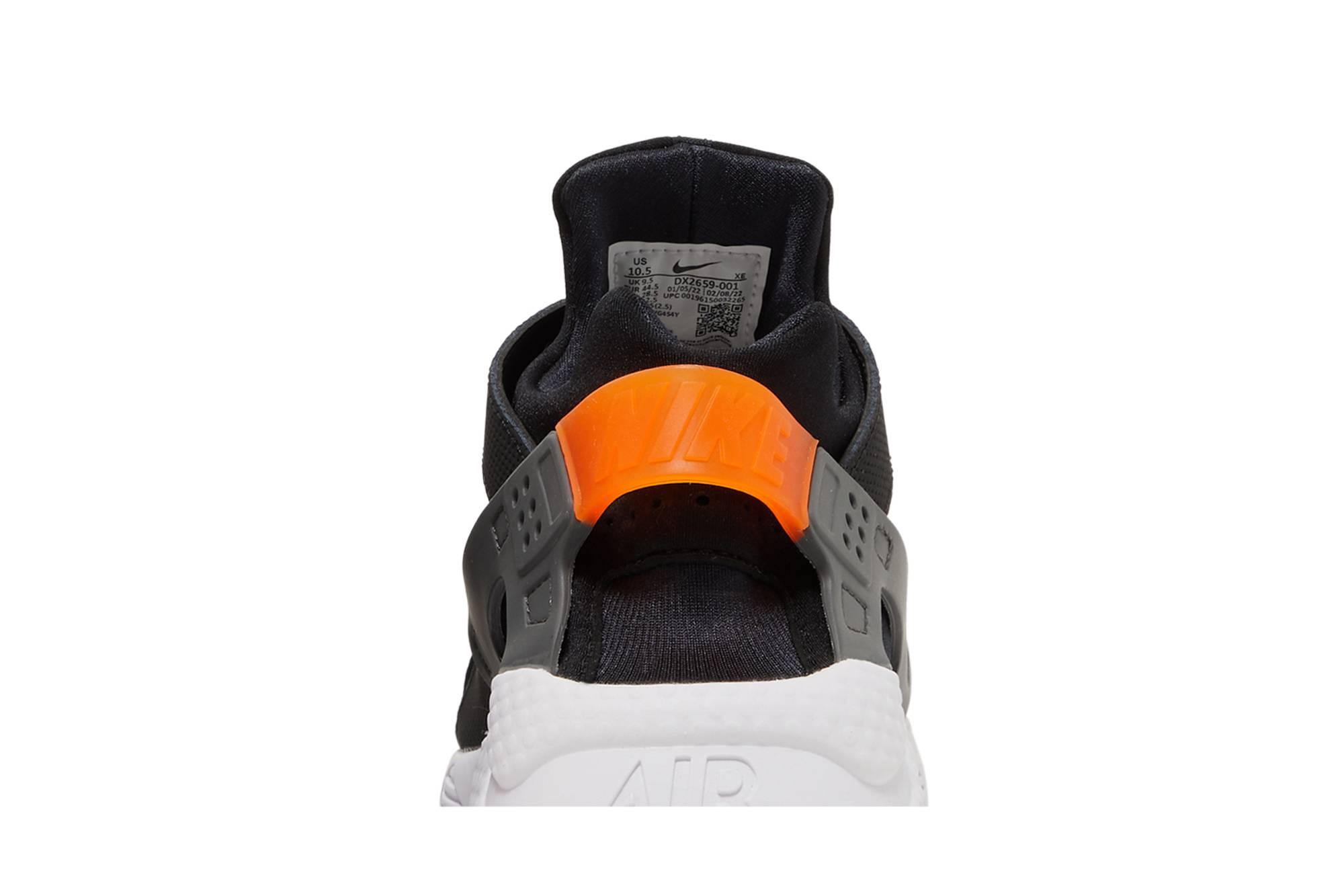 Nike Air Huarache 'black Safety Orange' for Men | Lyst