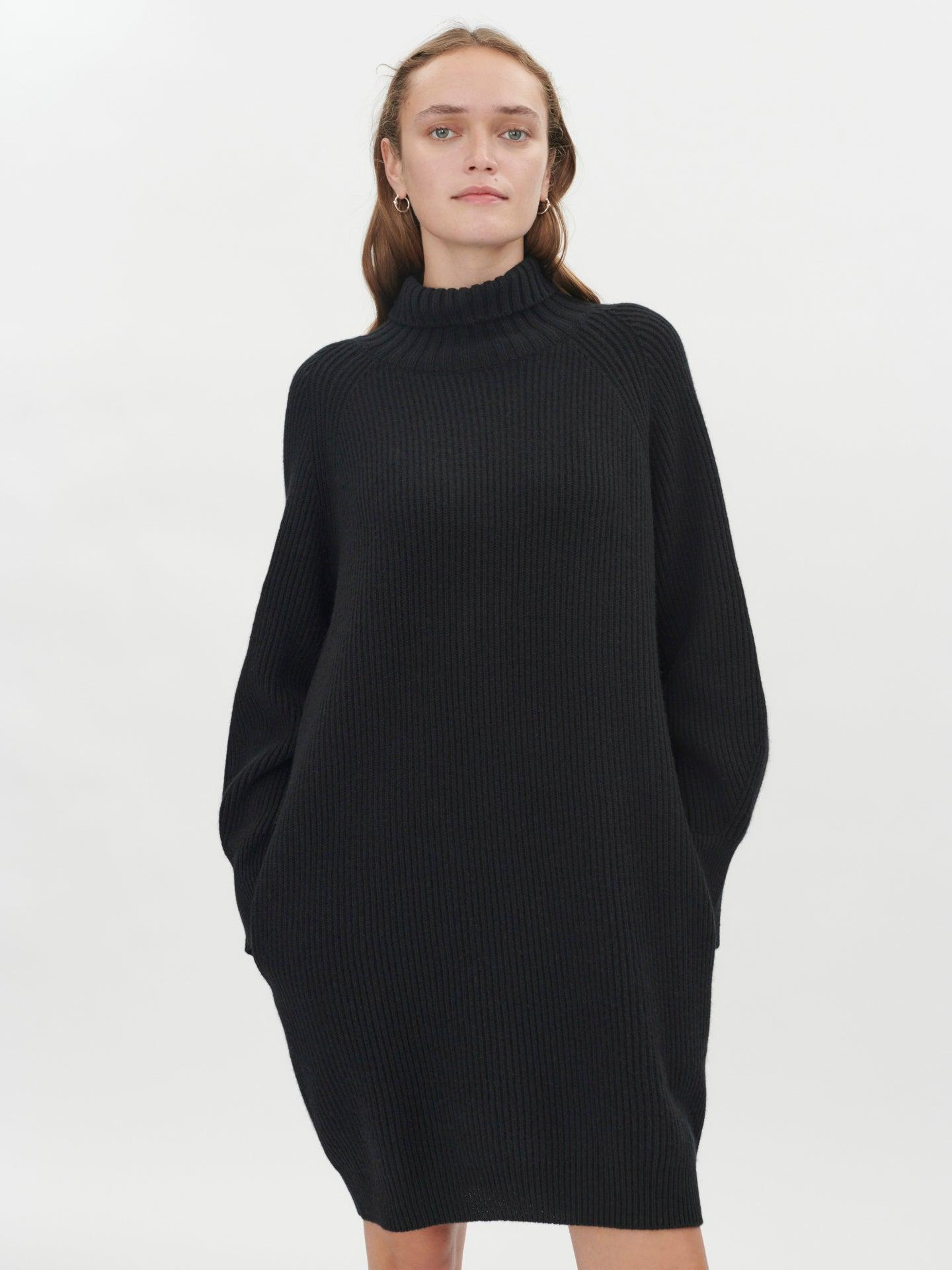 Cashmere Long Ribbed Dress 