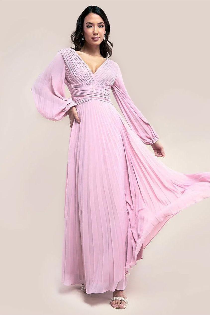 dusty pink lace maxi dress Duntery A-Line Lace Top Tulle Long Dress, Sky-Blue