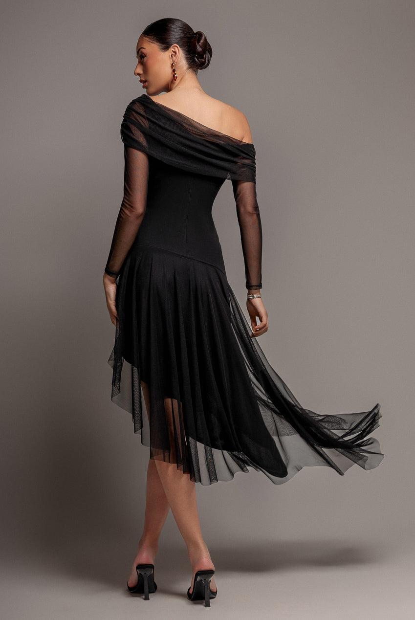 goddiva one shoulder asymmetric midi dress reviews Off in Black Ivory:Ivory With the midi length dress_type_Cruise Reposted) The way men