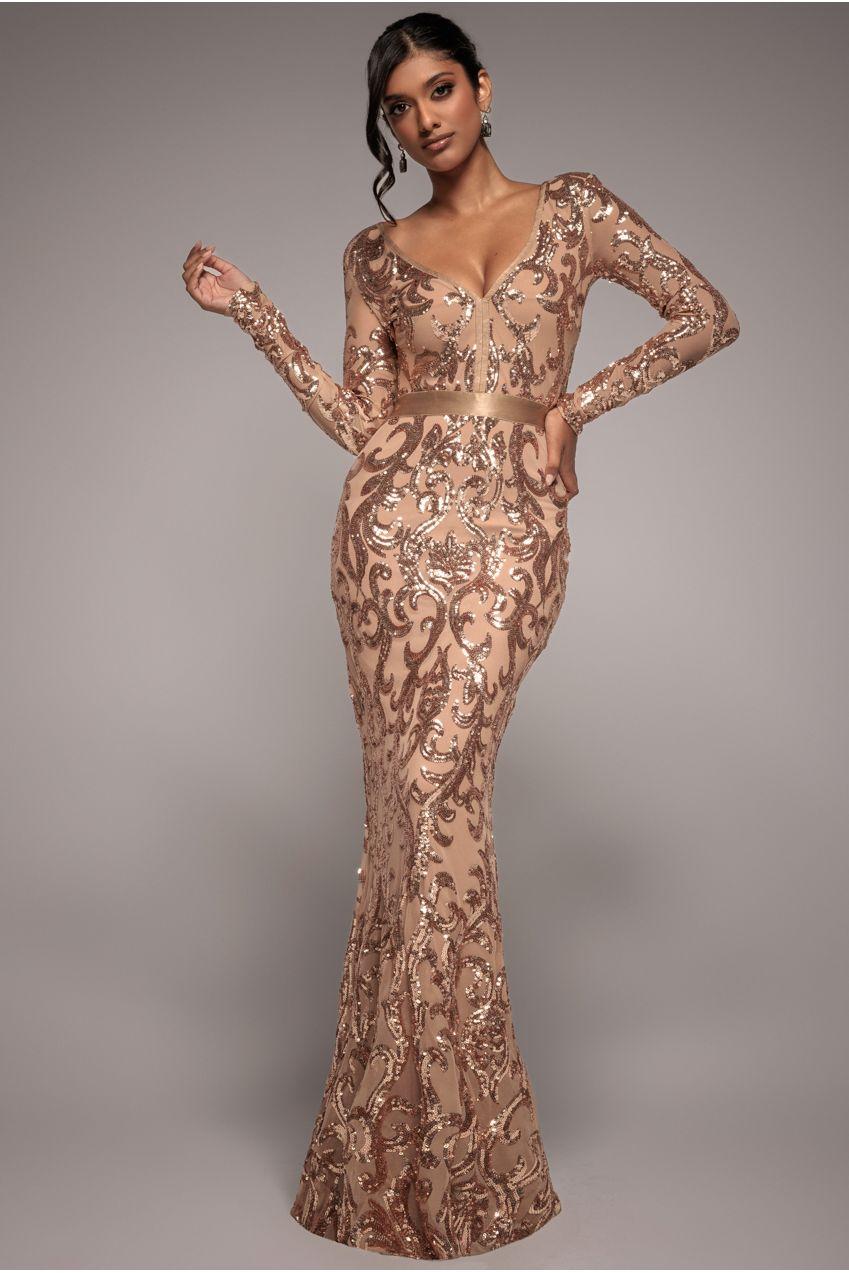 goddiva embroidered mesh maxi dress product info and reviews Goddiva Embroidered Mesh With Plain Mesh Maxi Dress
