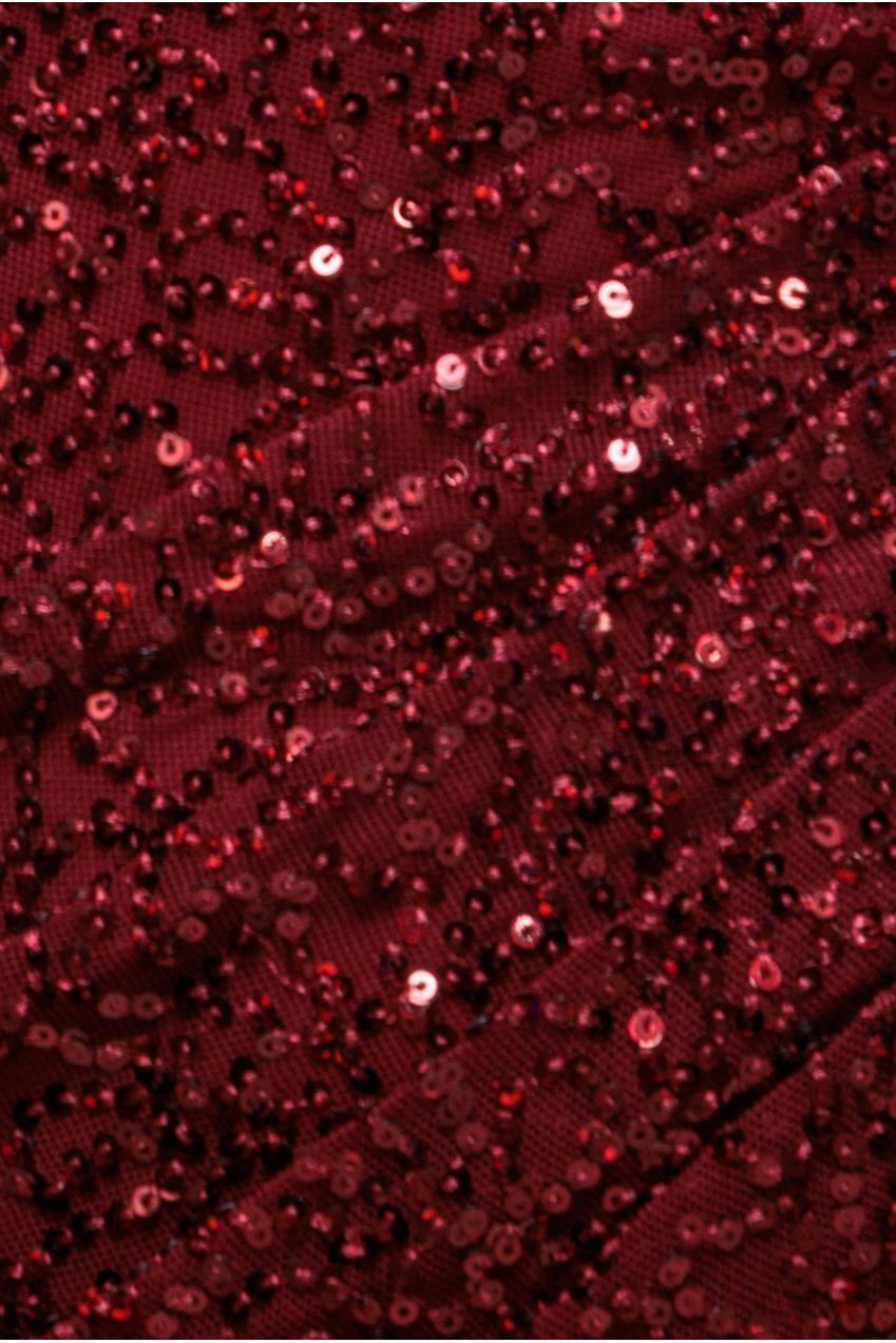 Goddiva Sequin Cowl One Shoulder Maxi Dress in Red | Lyst UK