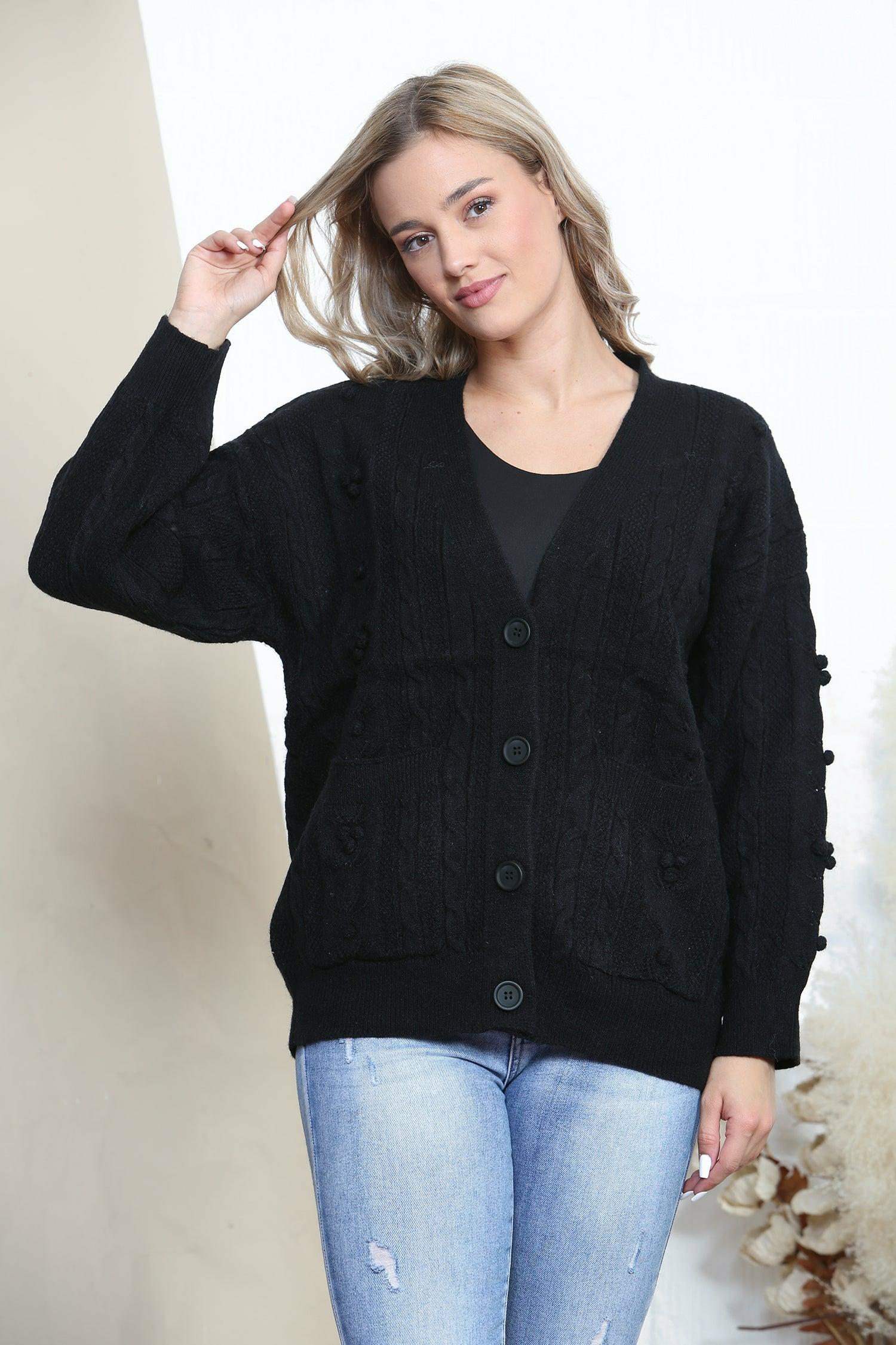 Lucy Sparks Warm Button Up Cardigan in 