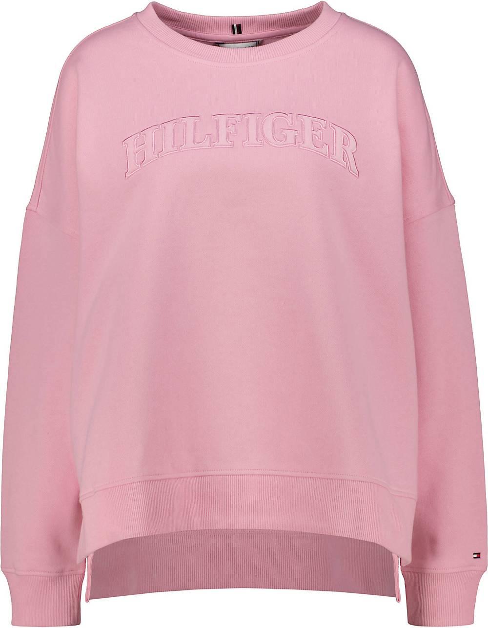 Tommy Hilfiger , Damen Sweatshirt Crv Rlx Tonal Varsity Sweatshirt - Plus  Size in Pink | Lyst DE