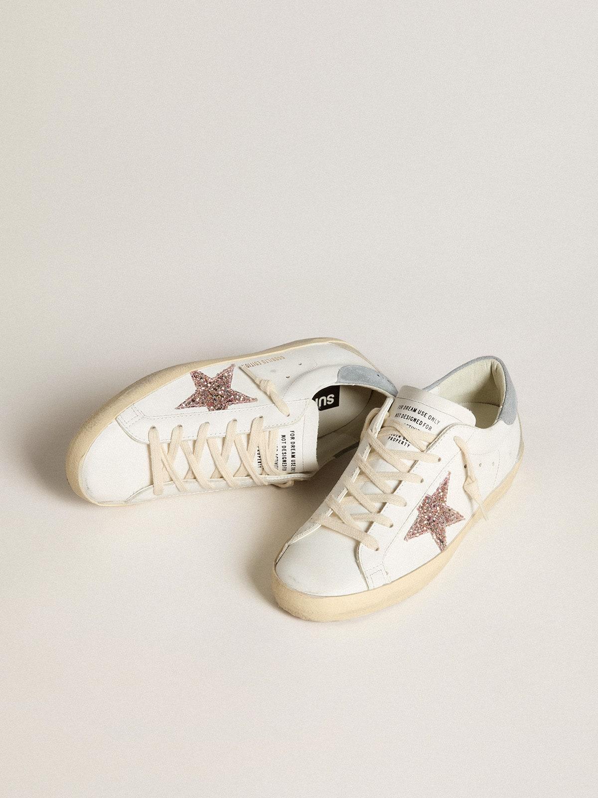 Glitter Heel Tab Blue Sparkle Golden Goose Golden Goose Sneaker