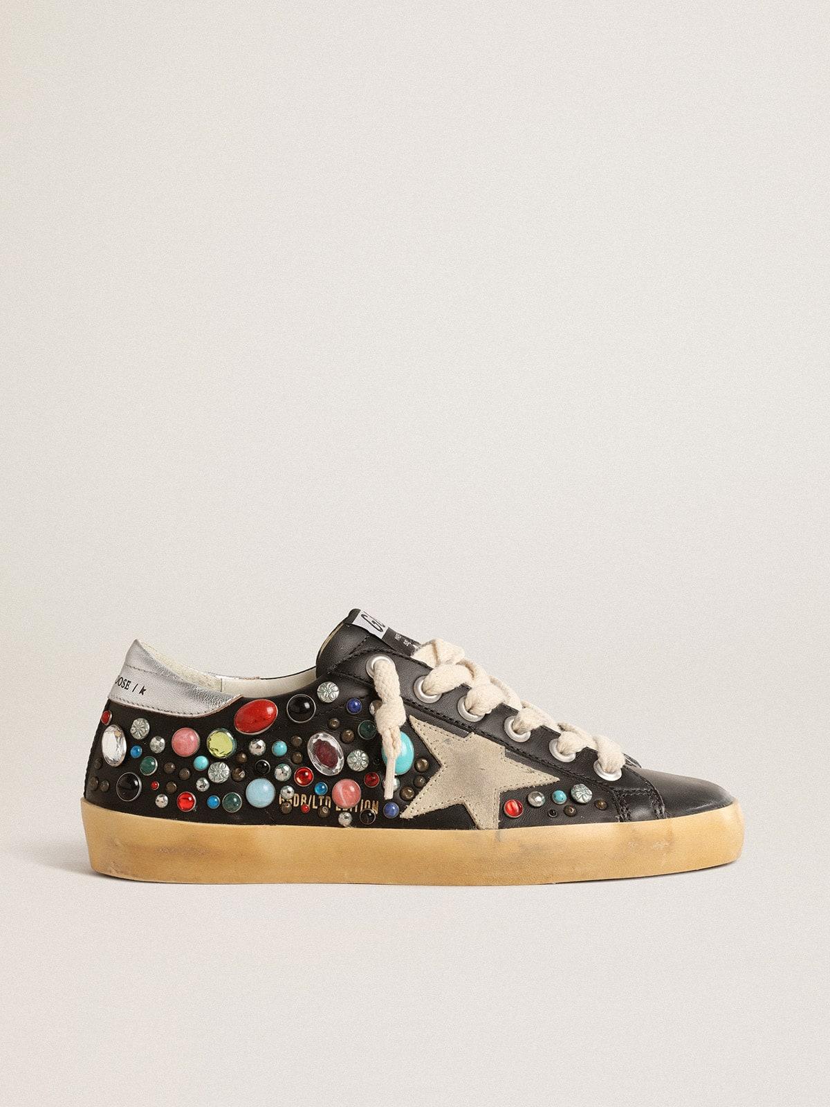 Golden Goose Super-Star Ltd With Multicolored Studs And Golden Goose Super-Star Ltd With Multicolored Studs And