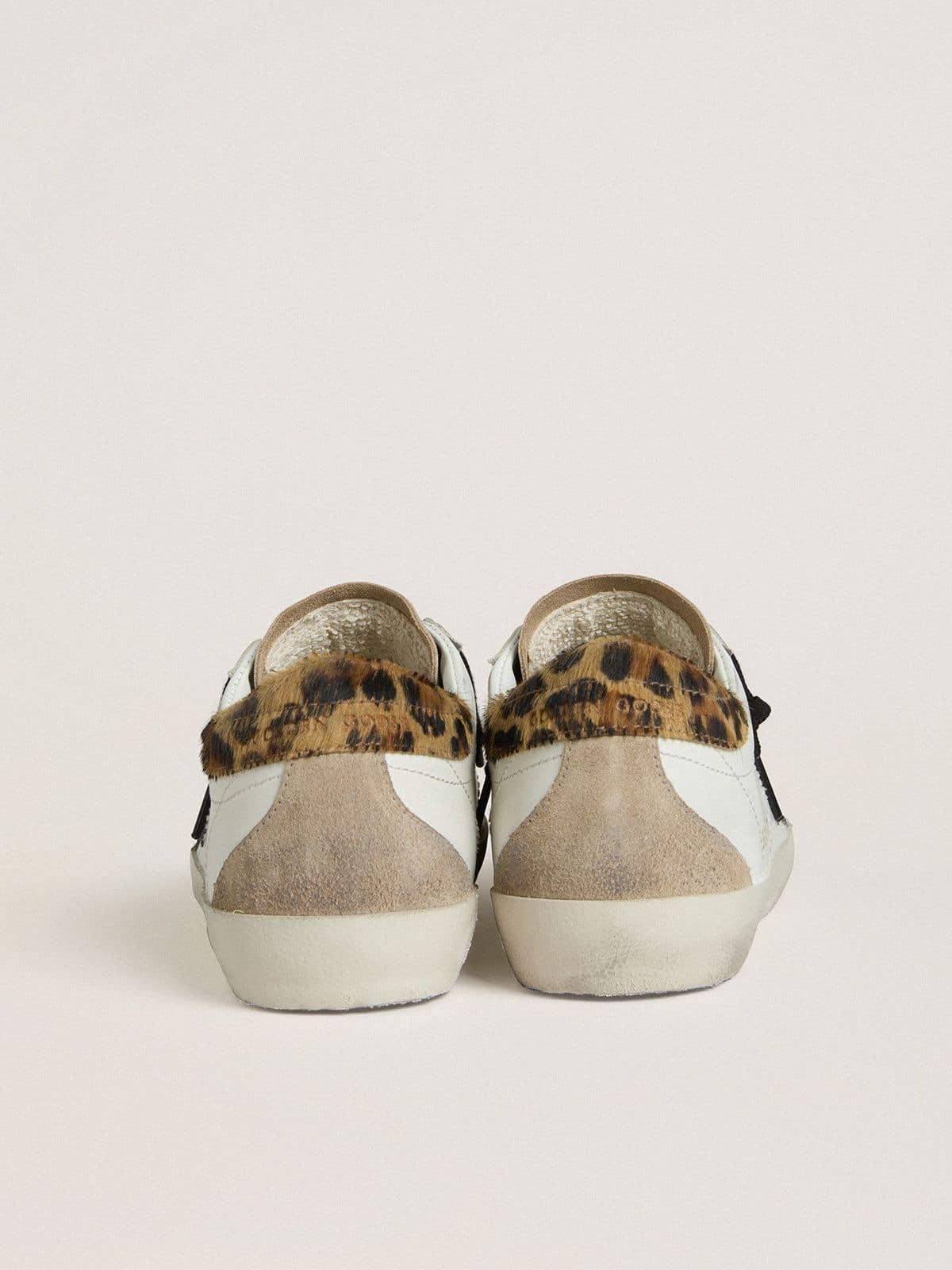 Designer Golden Goose Deluxe Brand Super-Star Leopard Sneakers for