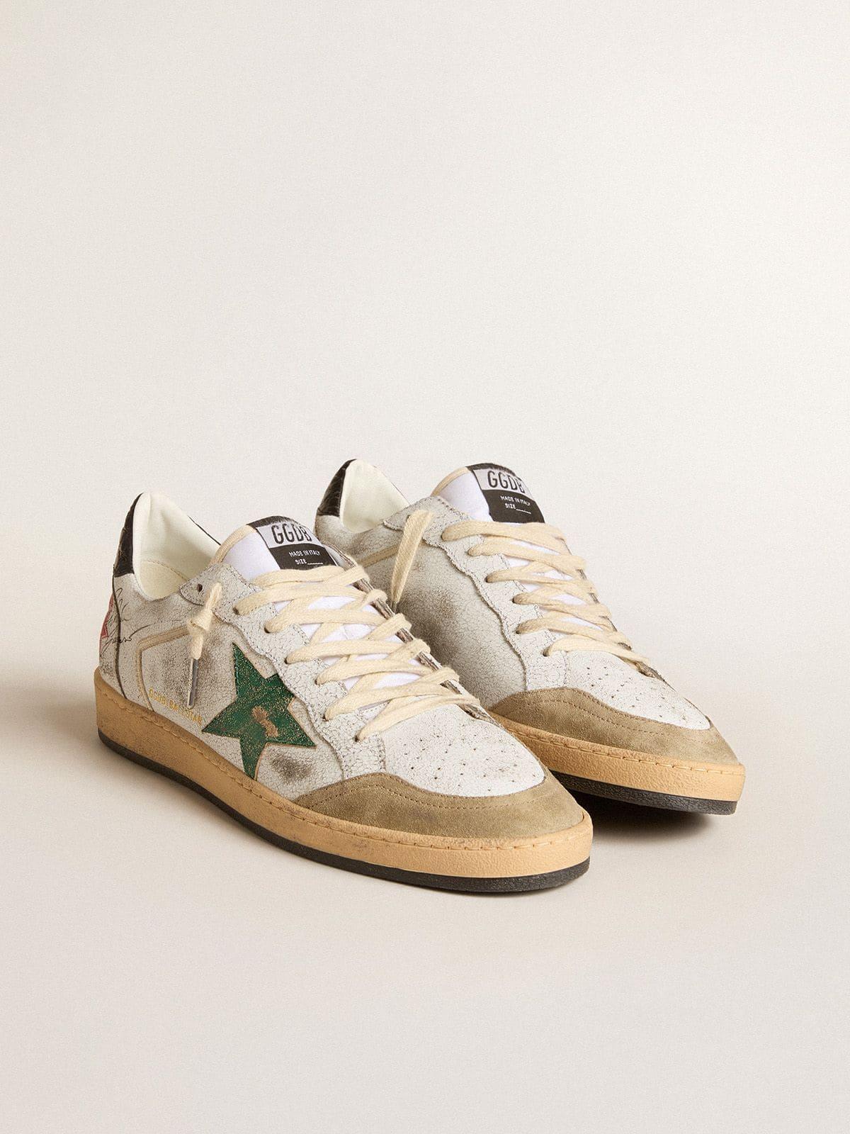 Golden Goose Ball Star With Metallic Leather Star And
